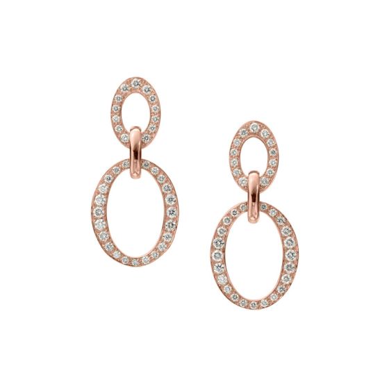 Gumuchian Carousel 18k Gold Double Link Diamond Earrings、mySite、hinf8tx79