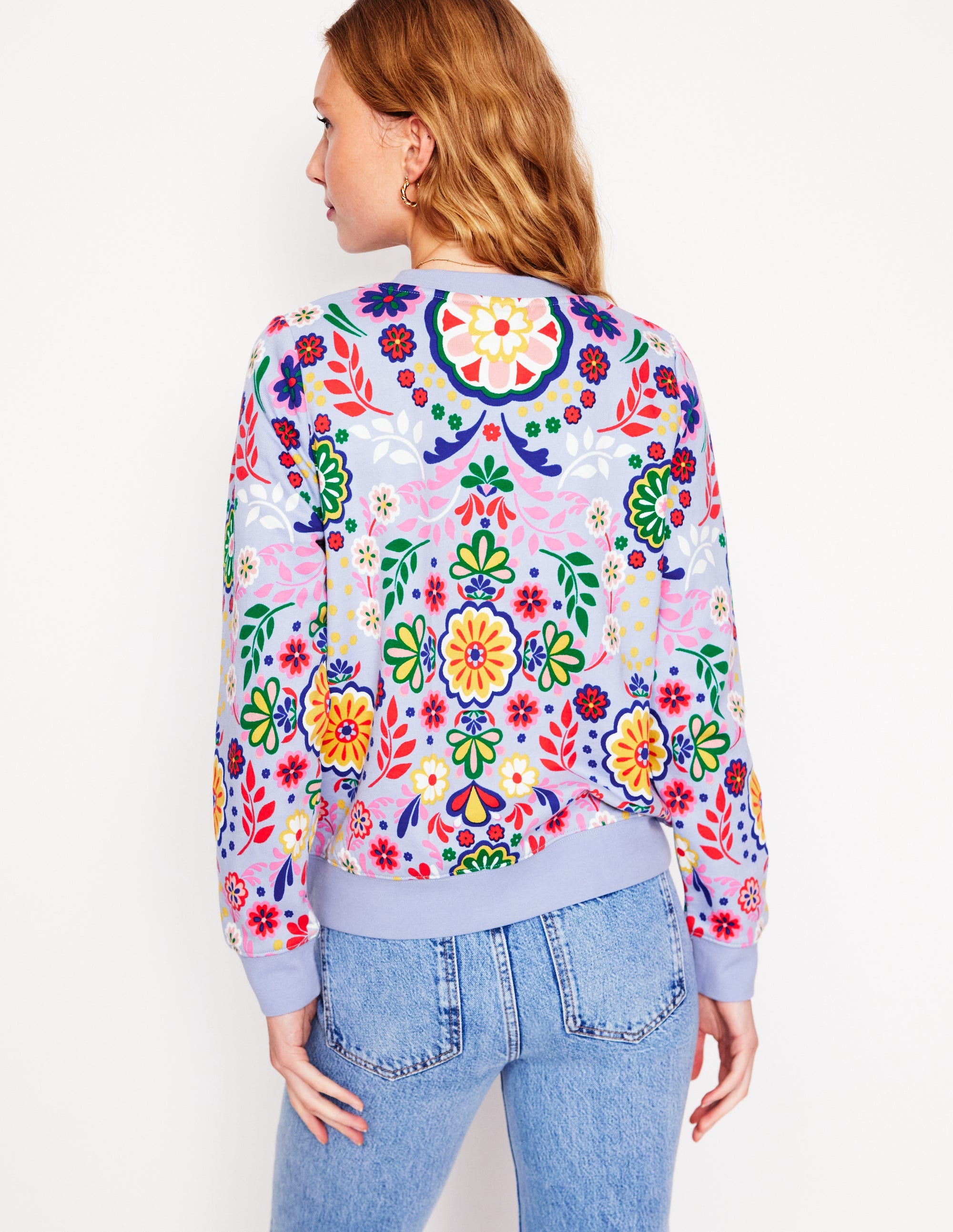  Hannah Printed Sweatshirt-Structured Meadow、mySite、ashleygrahame