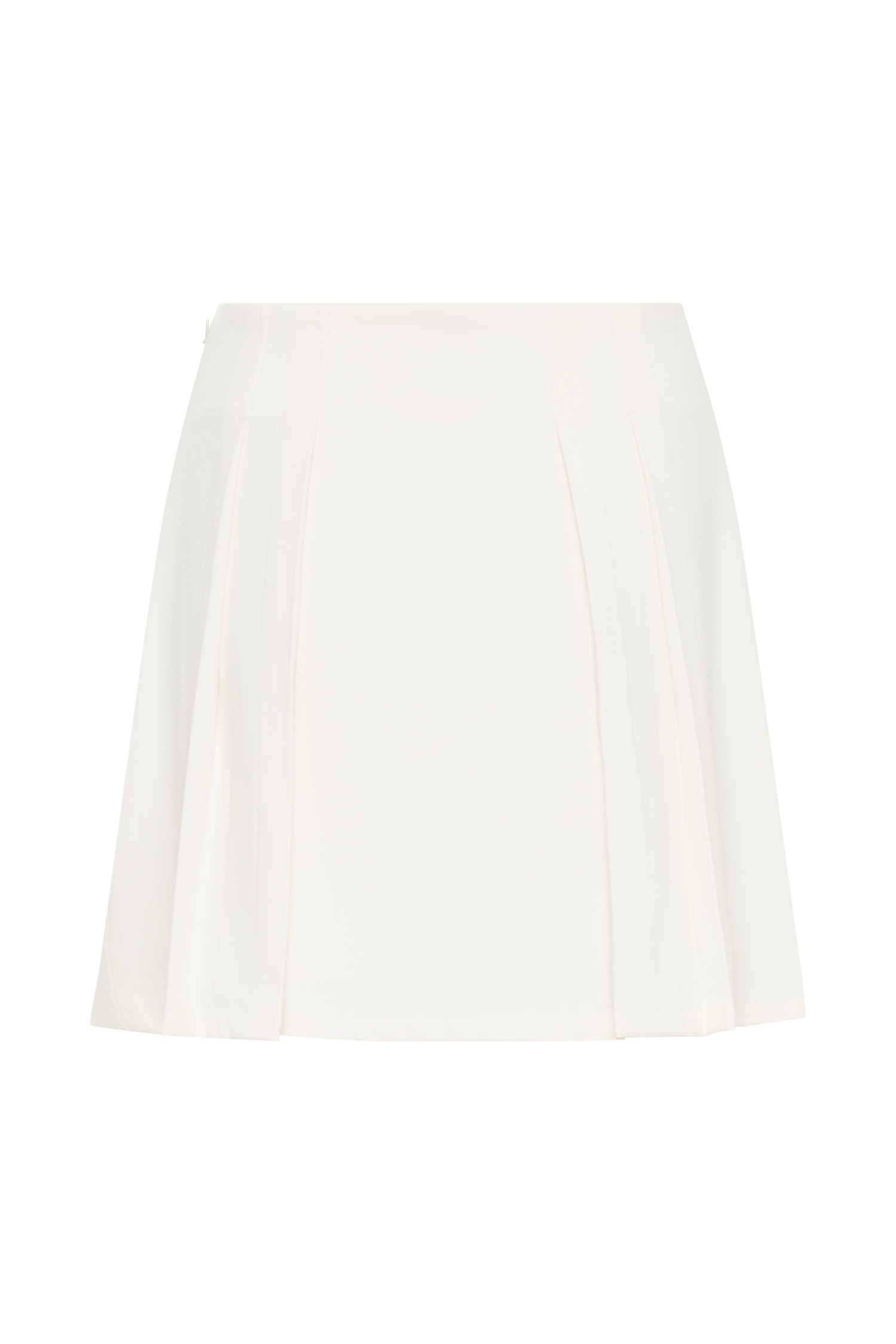 Berkley Suiting Mini Skirt - Ivory、mySite、solidvoid