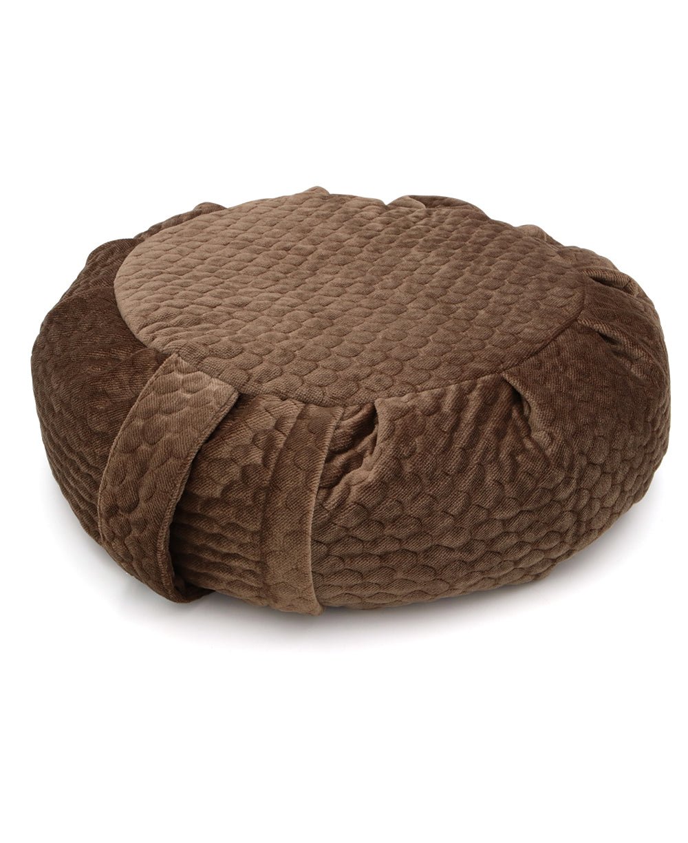 Luxe Quilted Zafu Meditation Cushion in Honeycomb、mySite、topwebapps