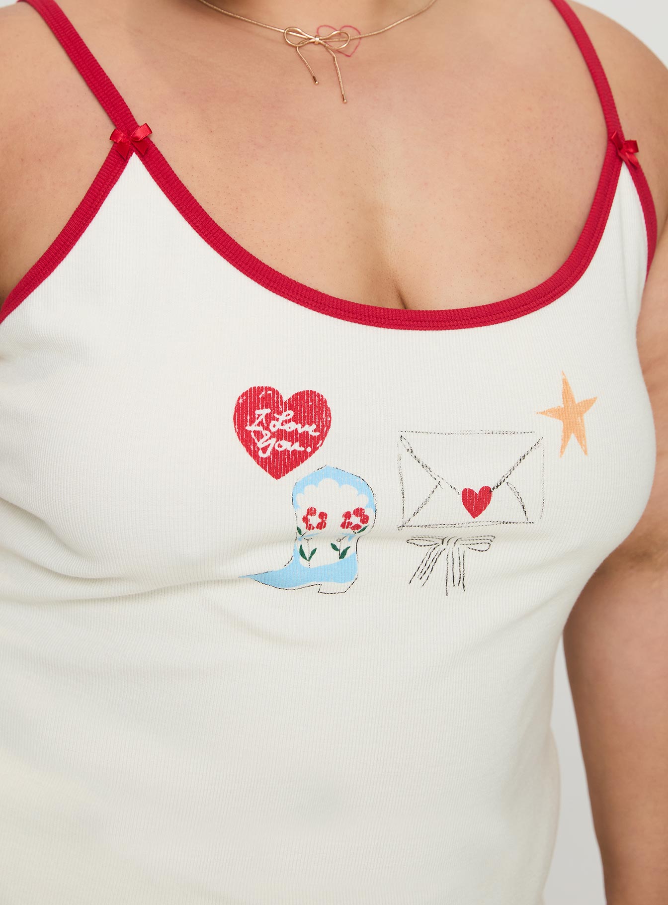 Letters Of Love Rib Sleep Mini Dress Multi Curve、mySite、solidvoid