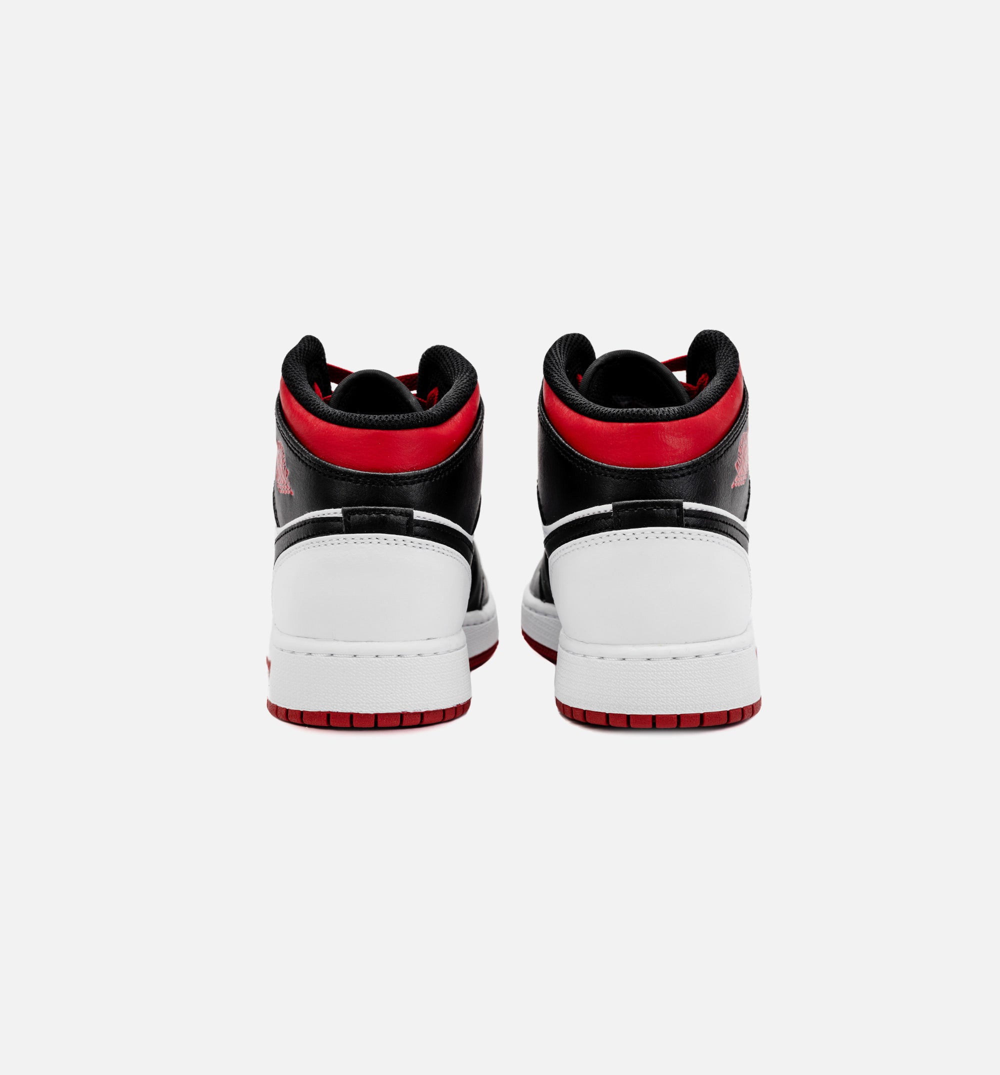 Air Jordan 1 Retro Mid Gym Red Grade School Lifestyle Shoe - Black/Red、mySite、dreamappss