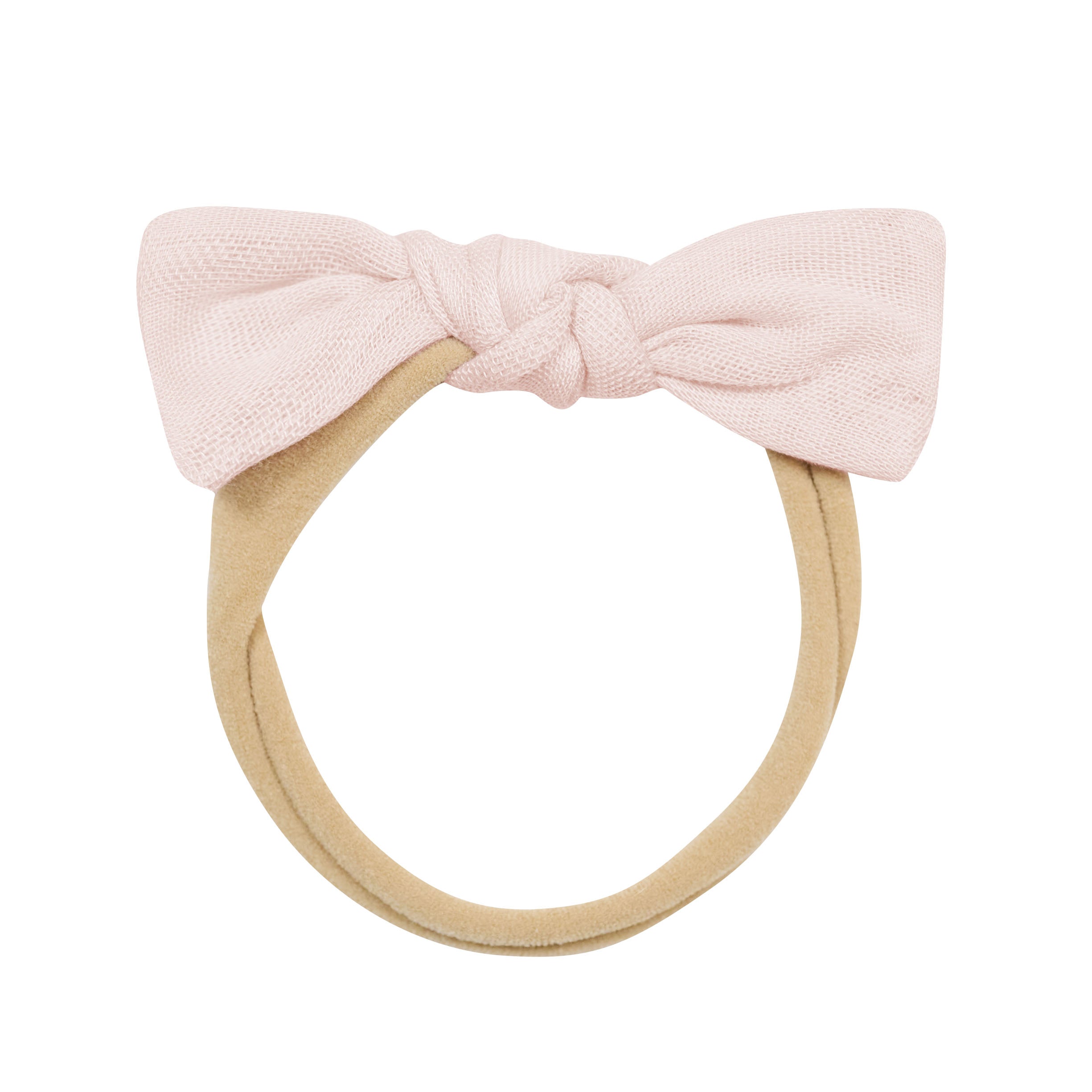  Bamboo Muslin Tiny Bow in Blush、mySite、layawaytickets
