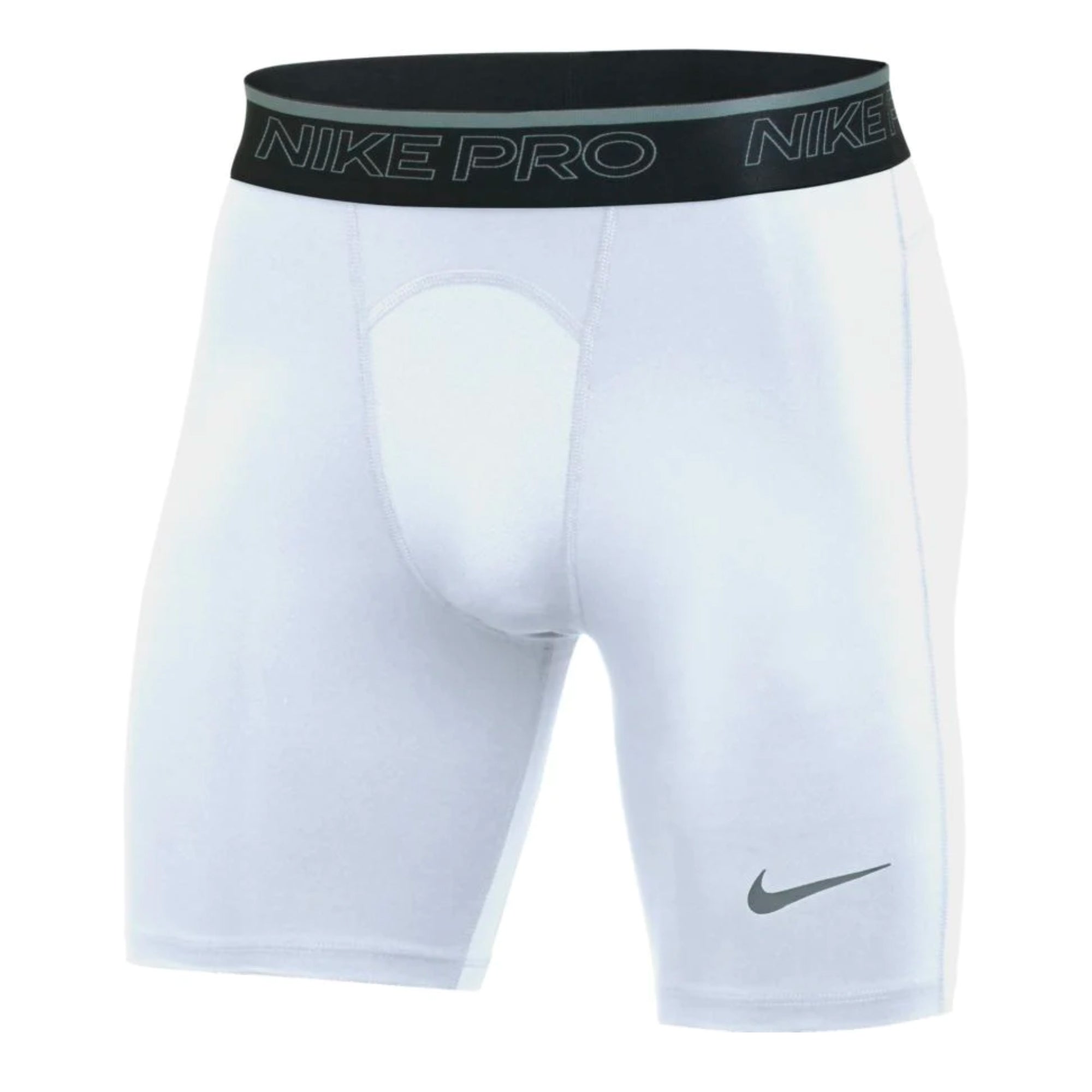 Nike Men's Pro Tight Shorts White/Black、mySite、noshort
