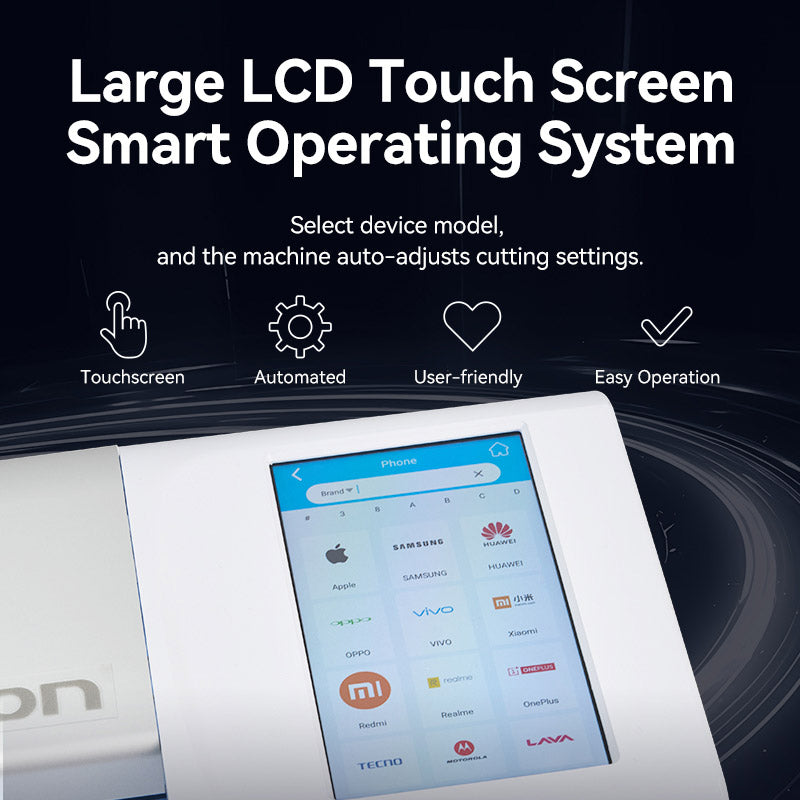 Vention Intelligent Screen Film Cutter with Touch Screen - EU Plug、mySite、fannypackpong