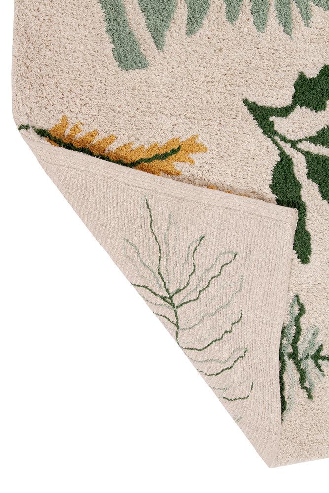 WASHABLE AREA RUG BOTANIC PLANTS、mySite、gigharbornorthrealestate