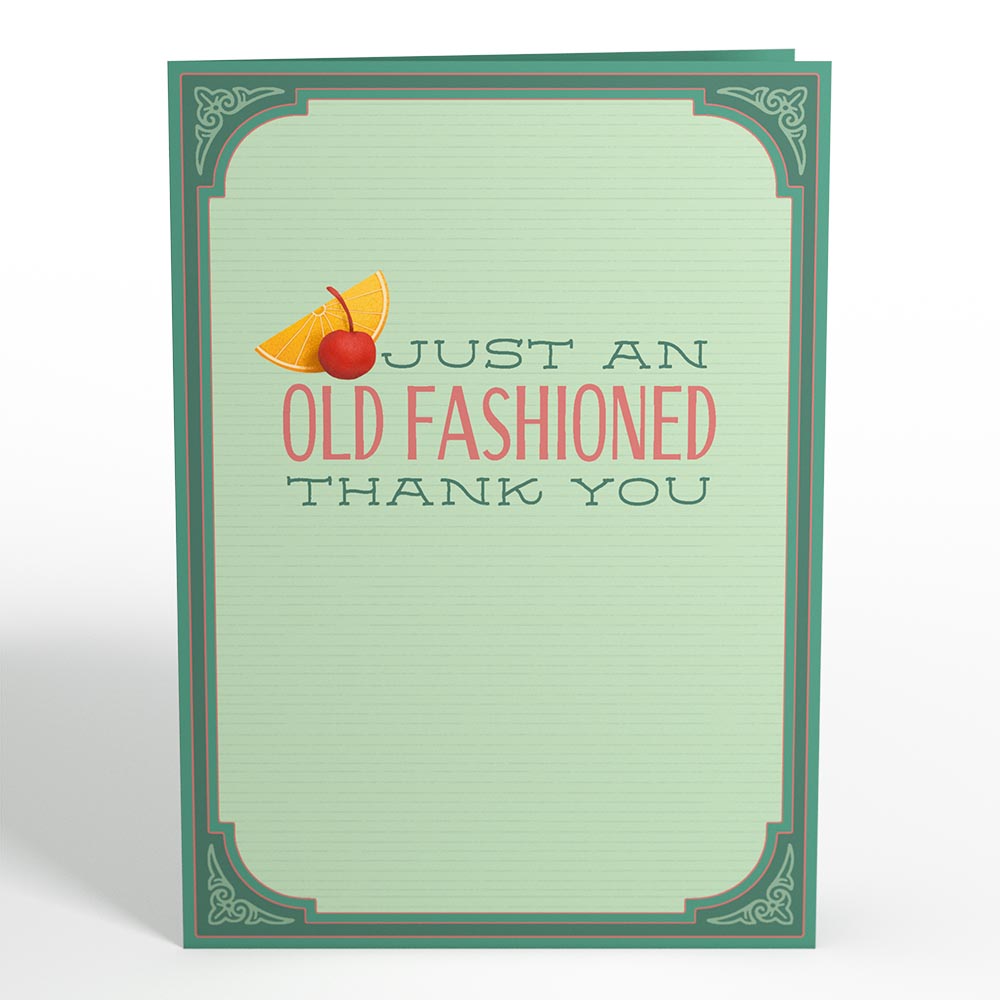 Old Fashioned Thank You Pop-Up Card、mySite、solidvoid
