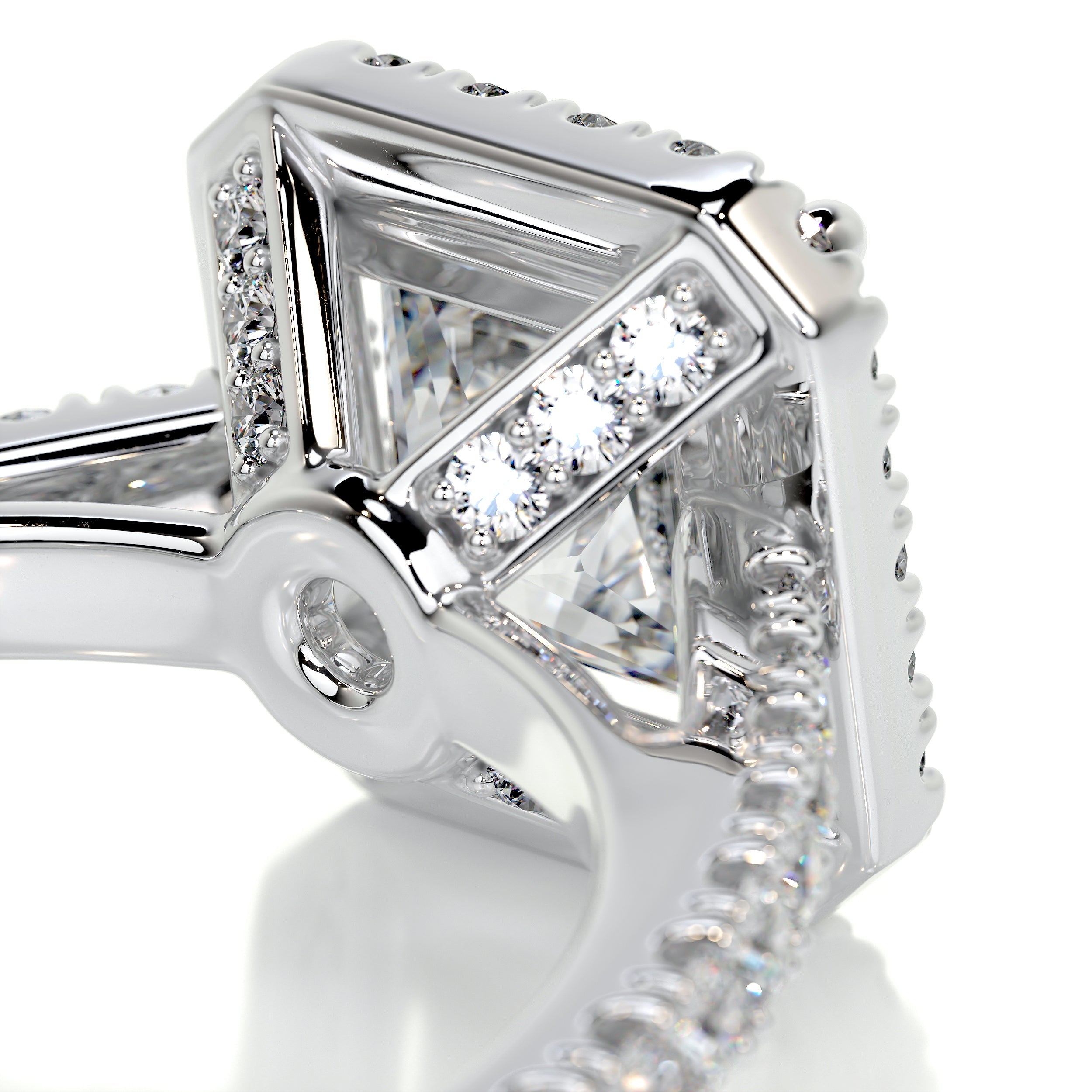 Selena Diamond Engagement Ring -18K White Gold (RTS)、mySite、hinf8tx79