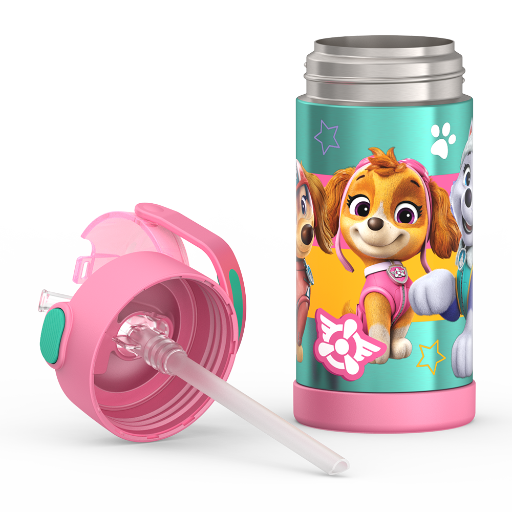 12oz FUNTAINER® WATER BOTTLE PAW PATROL GIRL、mySite、noshort