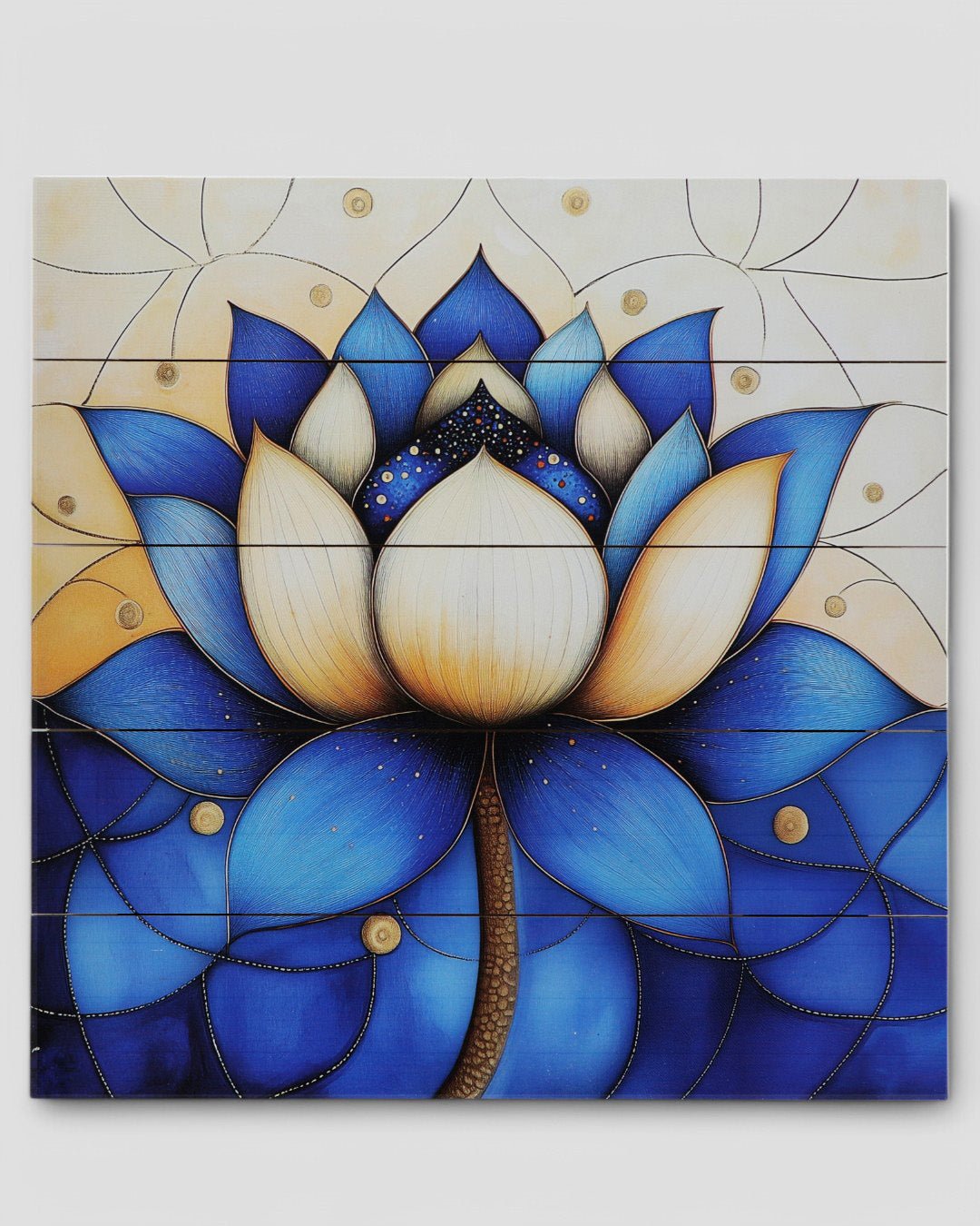 Blue Lotus Pallet Wall Hanging, USA、mySite、topwebapps