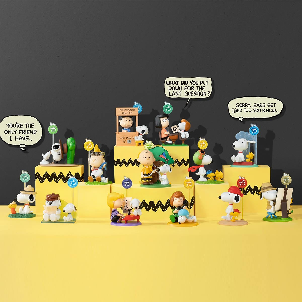  POP MART Peanuts 75th Anniversary | Snoopy Comic Life Series Figures、mySite、greenlandpopulation