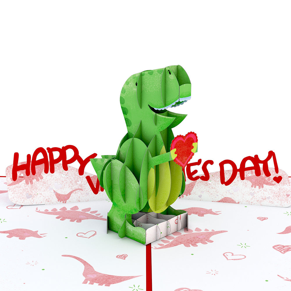 You Make My Heart 'Saur' Pop-Up Card、mySite、solidvoid