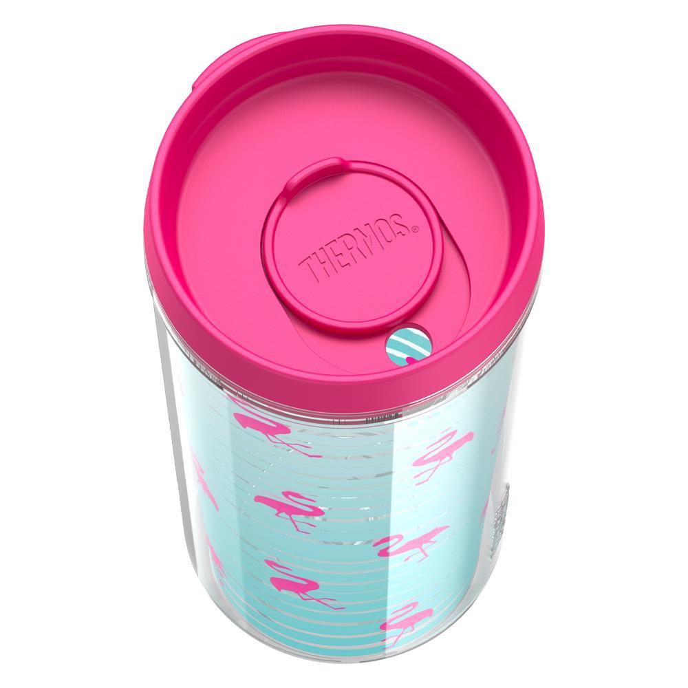 16oz DOUBLE WALL TUMBLER FLAMINGOS、mySite、noshort