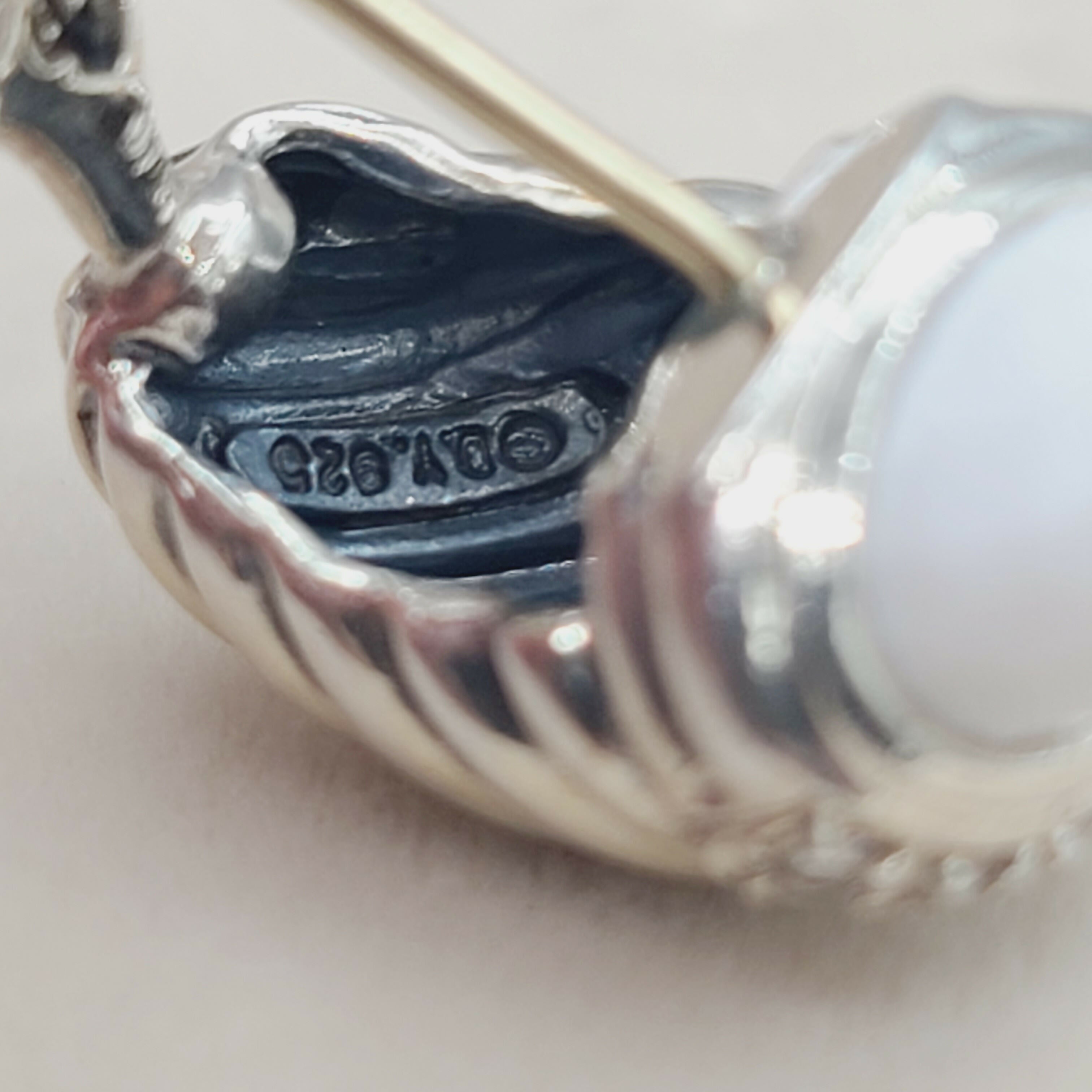 David Yurman Waverly Earrings White Agate & Diamonds、mySite、hinf8tx79