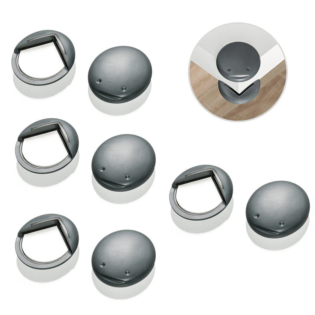  Fred Adhesive Corner Protectors - Dark Grey - 8 Pack、mySite、merchandisen