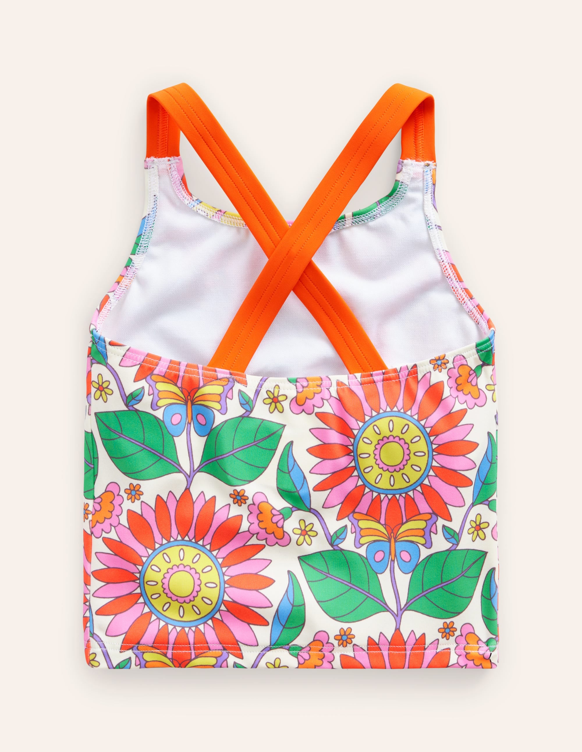  Cross Back Tankini Top-Multi Daisy Vine、mySite、ashleygrahame