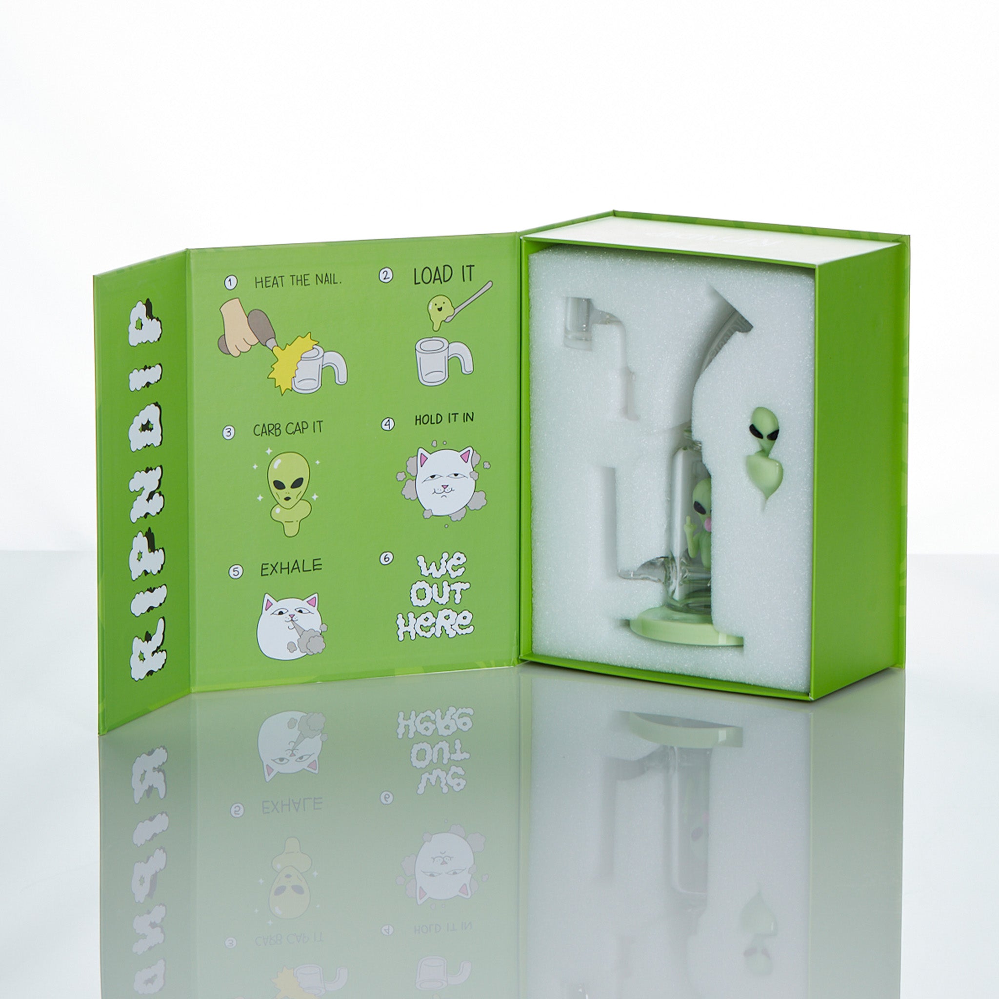  We Out Here Mini Rig (Green)、mySite、merchandisen