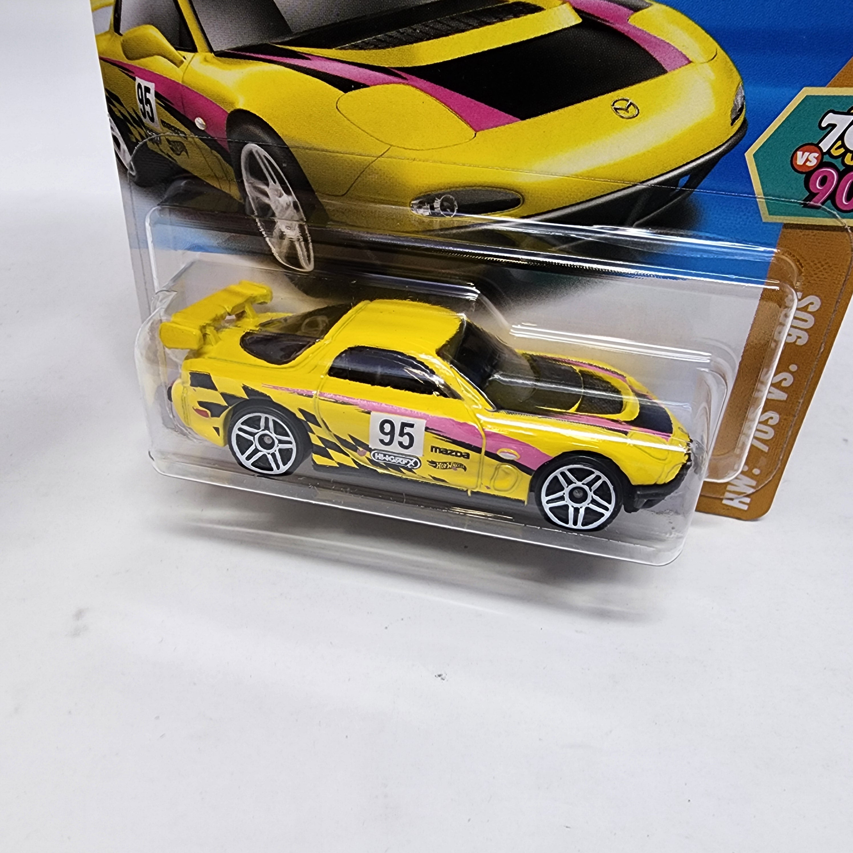 '95 Mazda RX-7 Drift #163 * Yellow * 2025 Hot Wheels NEW! Case J、mySite、hgirdovlk