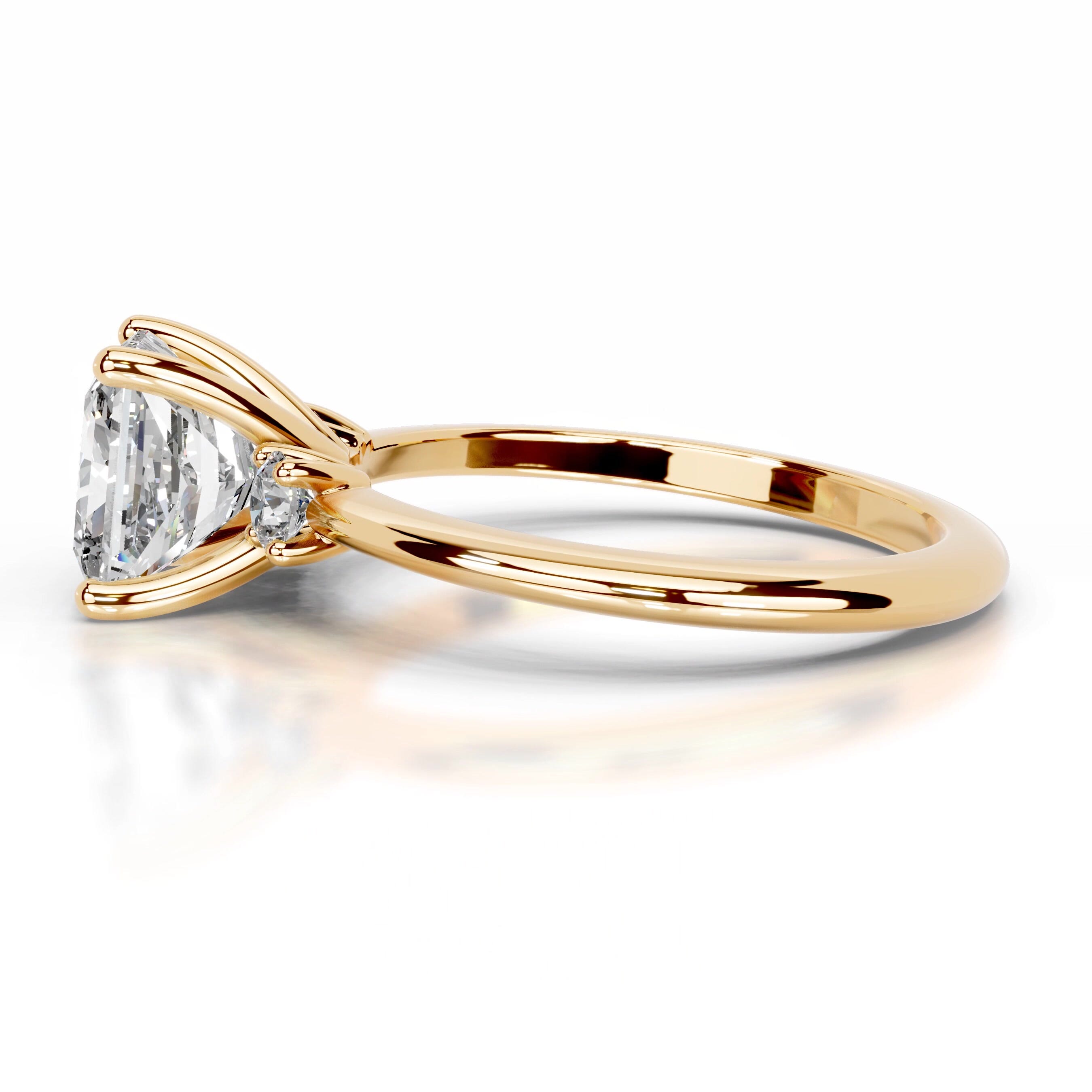 Blanca Diamond Engagement Ring - 18K Yellow Gold、mySite、hinf8tx79