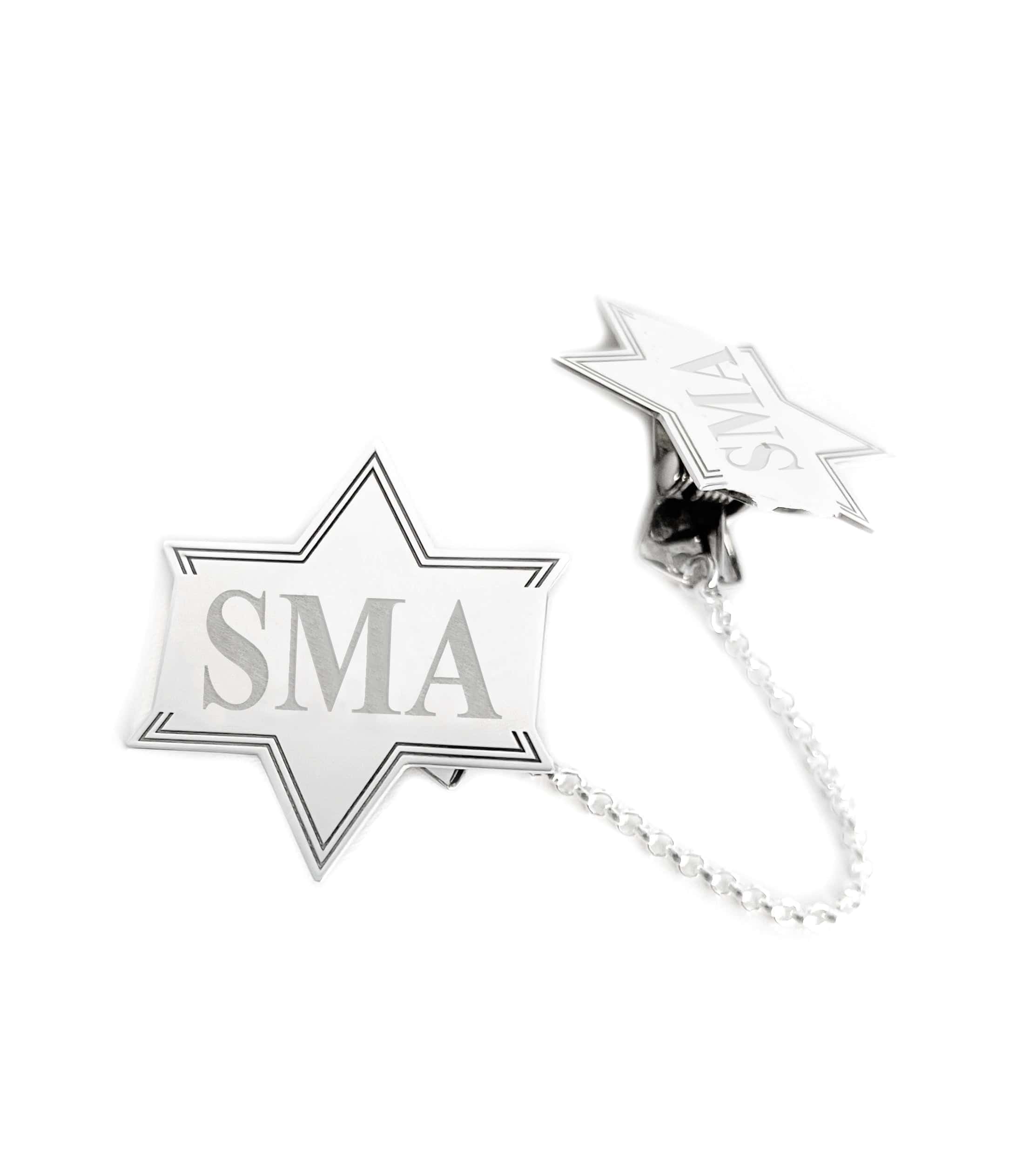 Star of David Personalized Tallit Clips - Sterling Silver、mySite、topwebapps