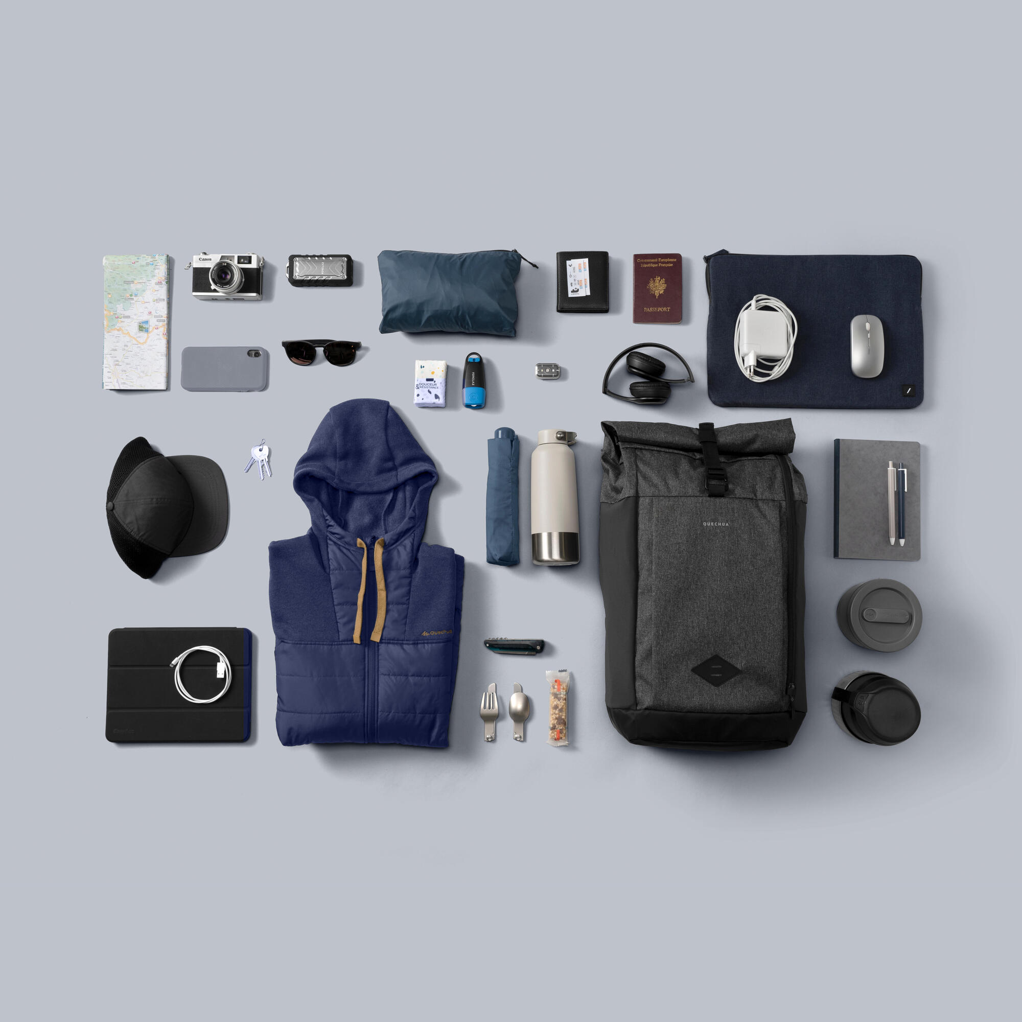 Quechua NH Escape 500 Rolltop 32 L Backpack