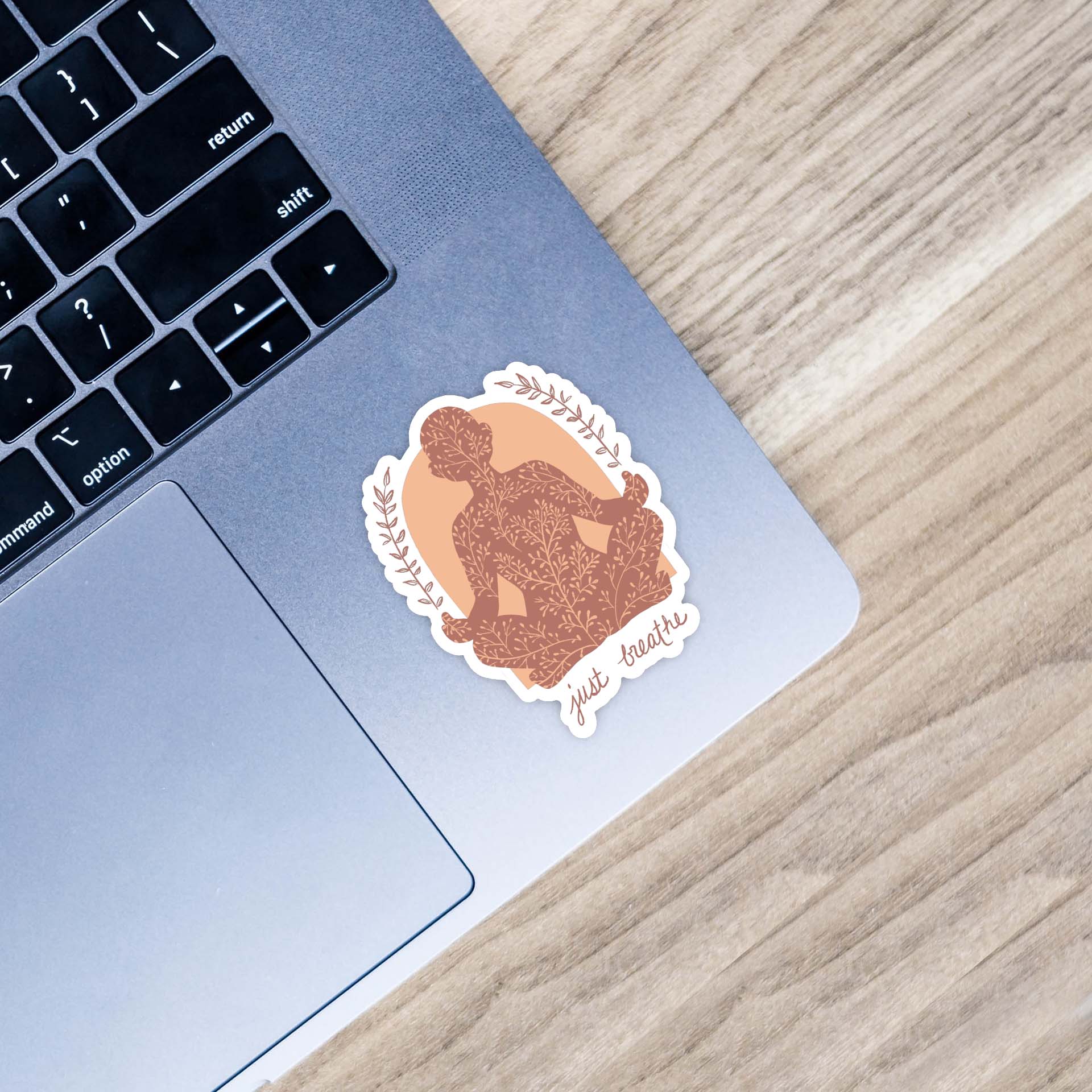  Just Breathe Positivity Sticker、mySite、ghnorth