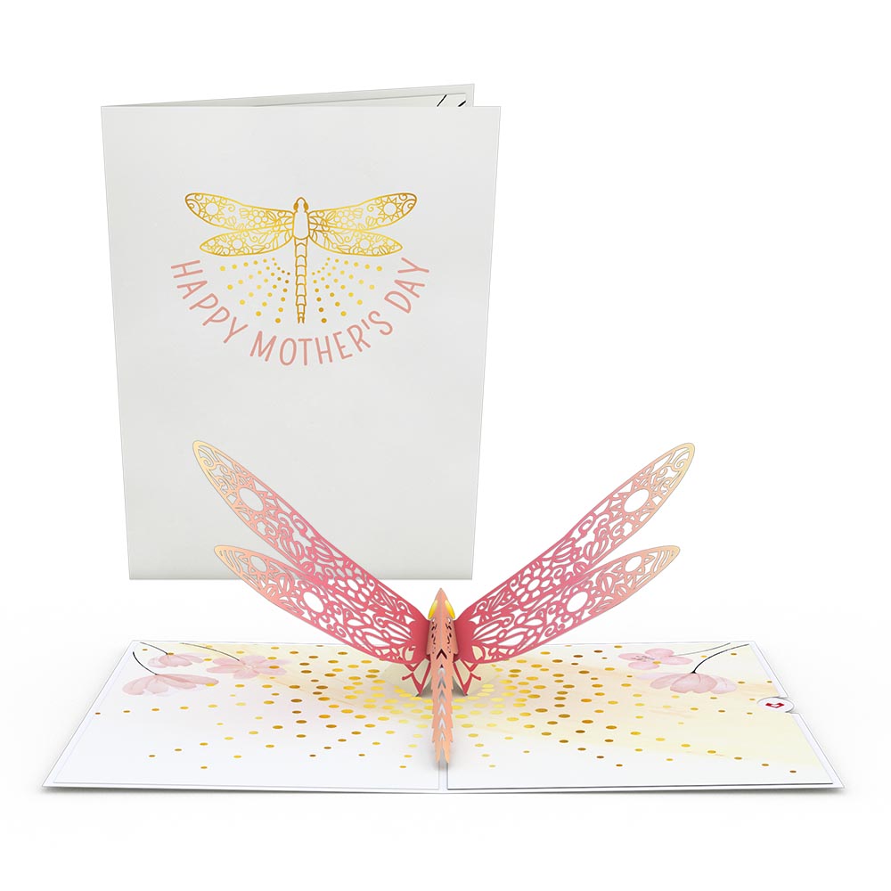 Mother’s Day Dragonfly Pop-Up Card、mySite、solidvoid