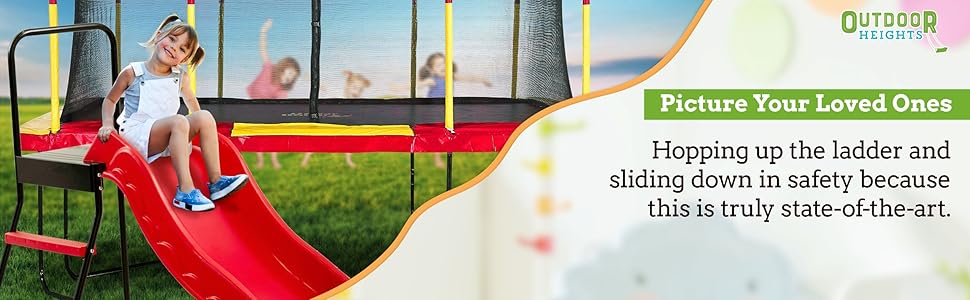 trampoline slide ladder trampoline ladder and slide for kids backyard trampoline slide