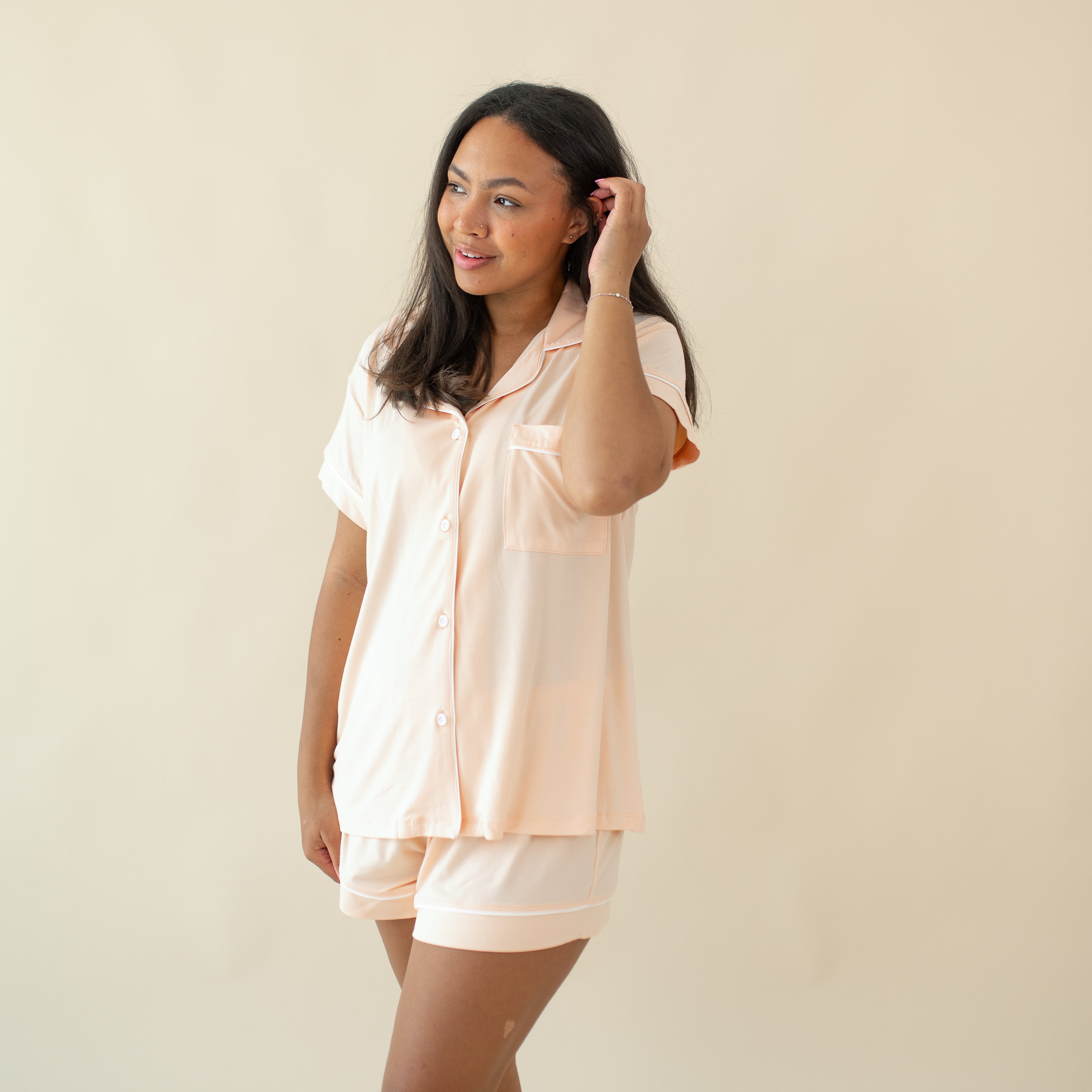  Women's Short Sleeve Pajama Set in Canyon、mySite、layawaytickets