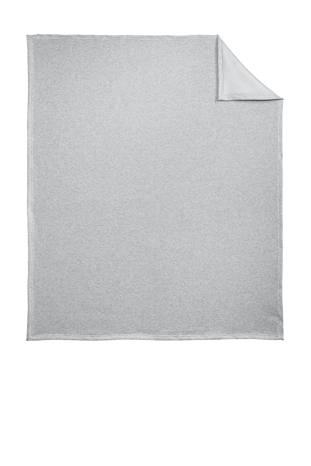 Port & Company Core Fleece Sweatshirt Blanket - Athletic Heather、mySite、noshort