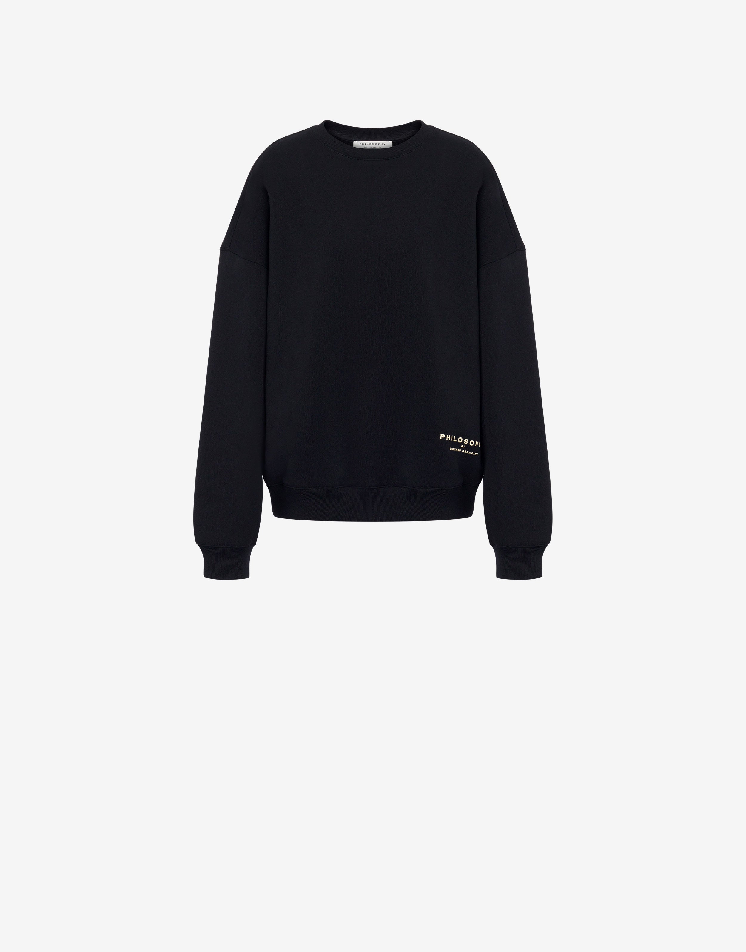 Felpa in cotone organico con logo、mySite、aoinhome