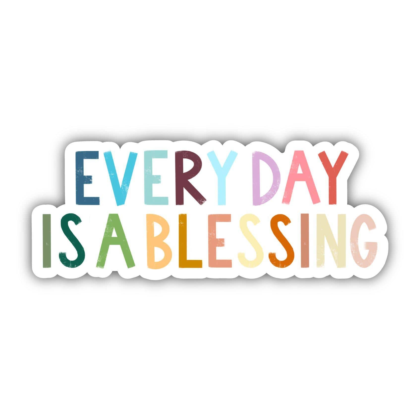  Every Day Is A Blessing Positivity Lettering Sticker、mySite、ghnorth