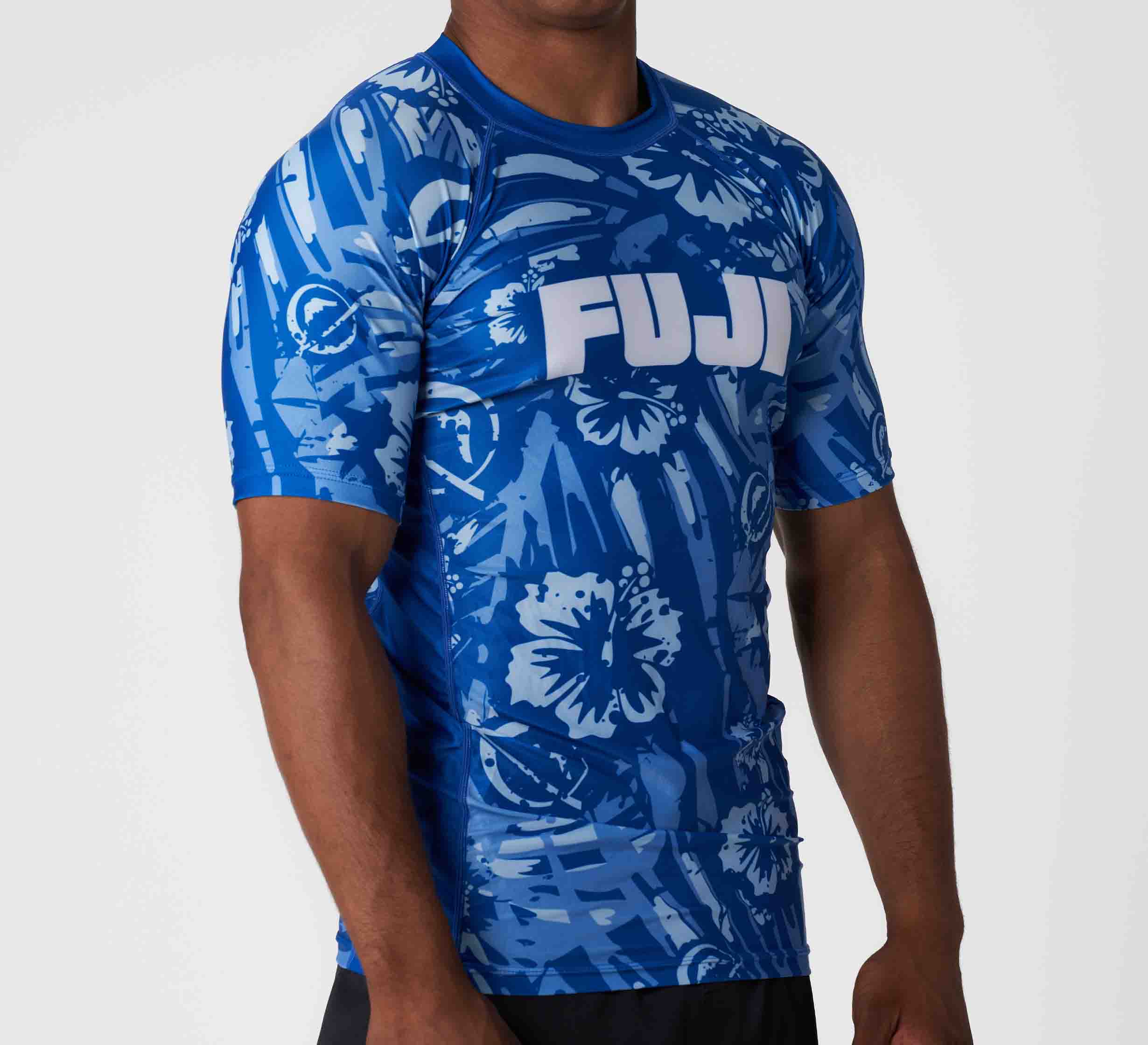 Floral Flex Lite Short Sleeve Rashguard、mySite、gigharbornorthrealestate