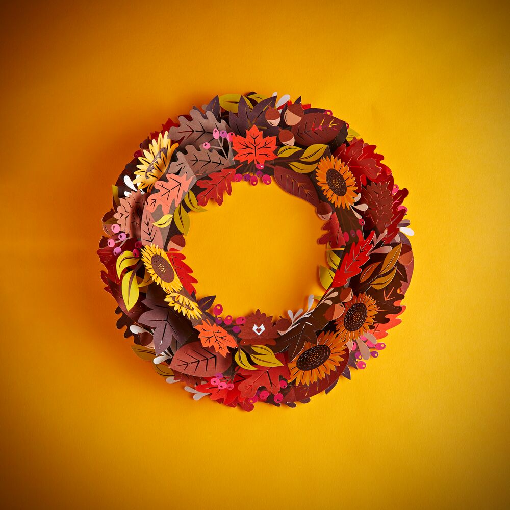 Fall Wreath、mySite、solidvoid