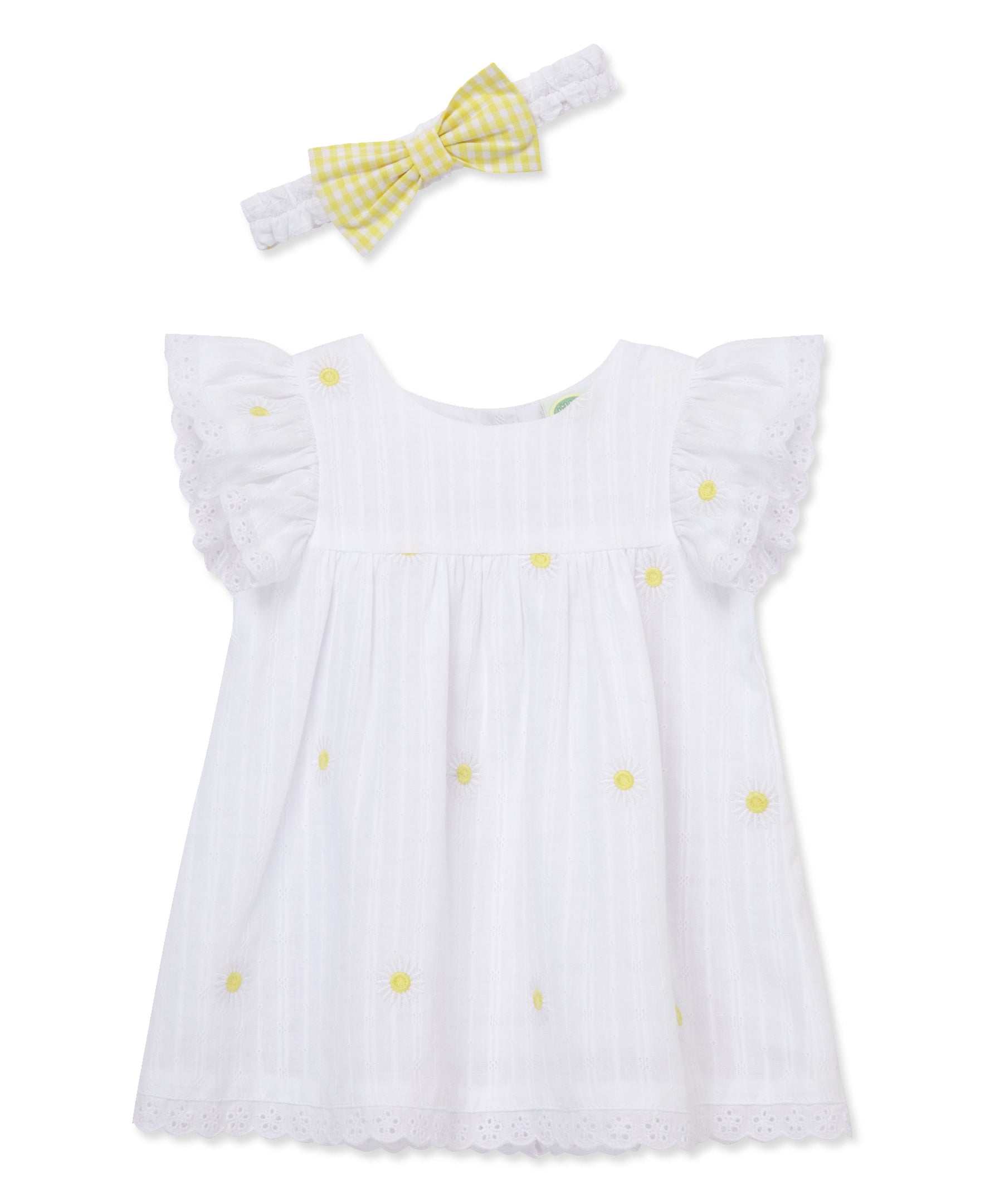  Daisy Texture Woven Short Set & Headband、mySite、layawaytickets