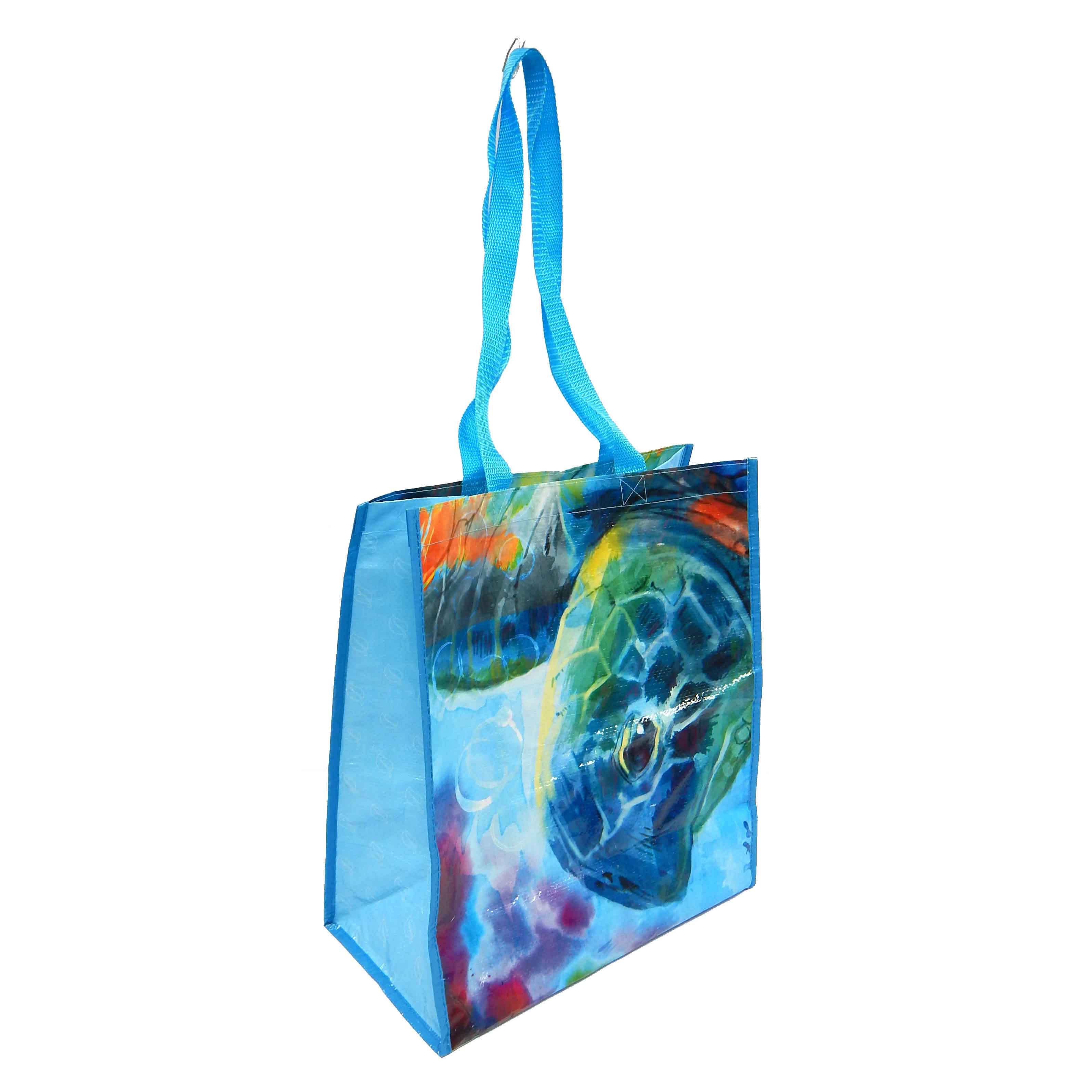 Sea Turtle Recycled Watercolor Tote Bag、mySite、g9winljtr