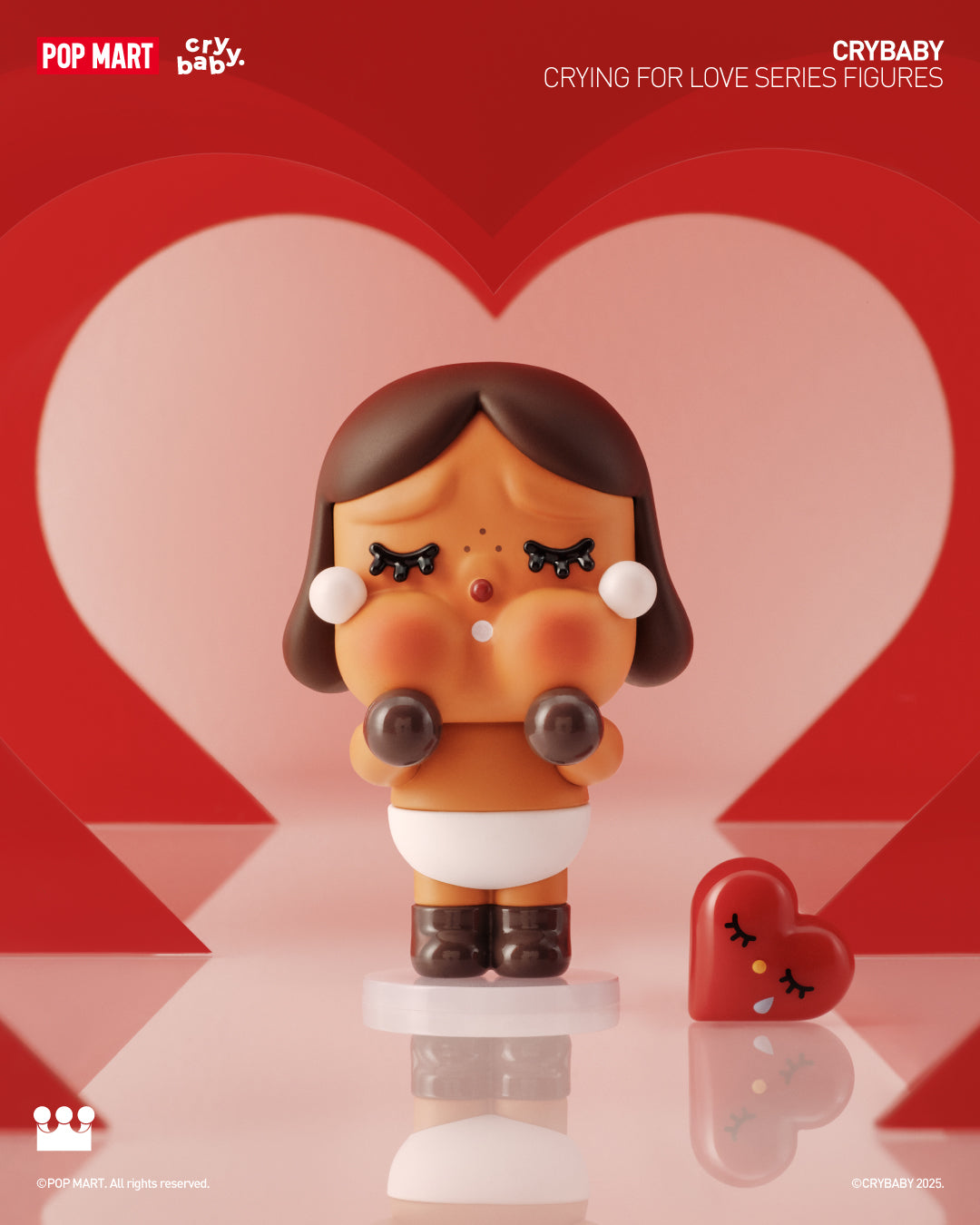  POP MART CRYBABY Crying For Love Series Figures、mySite、greenlandpopulation
