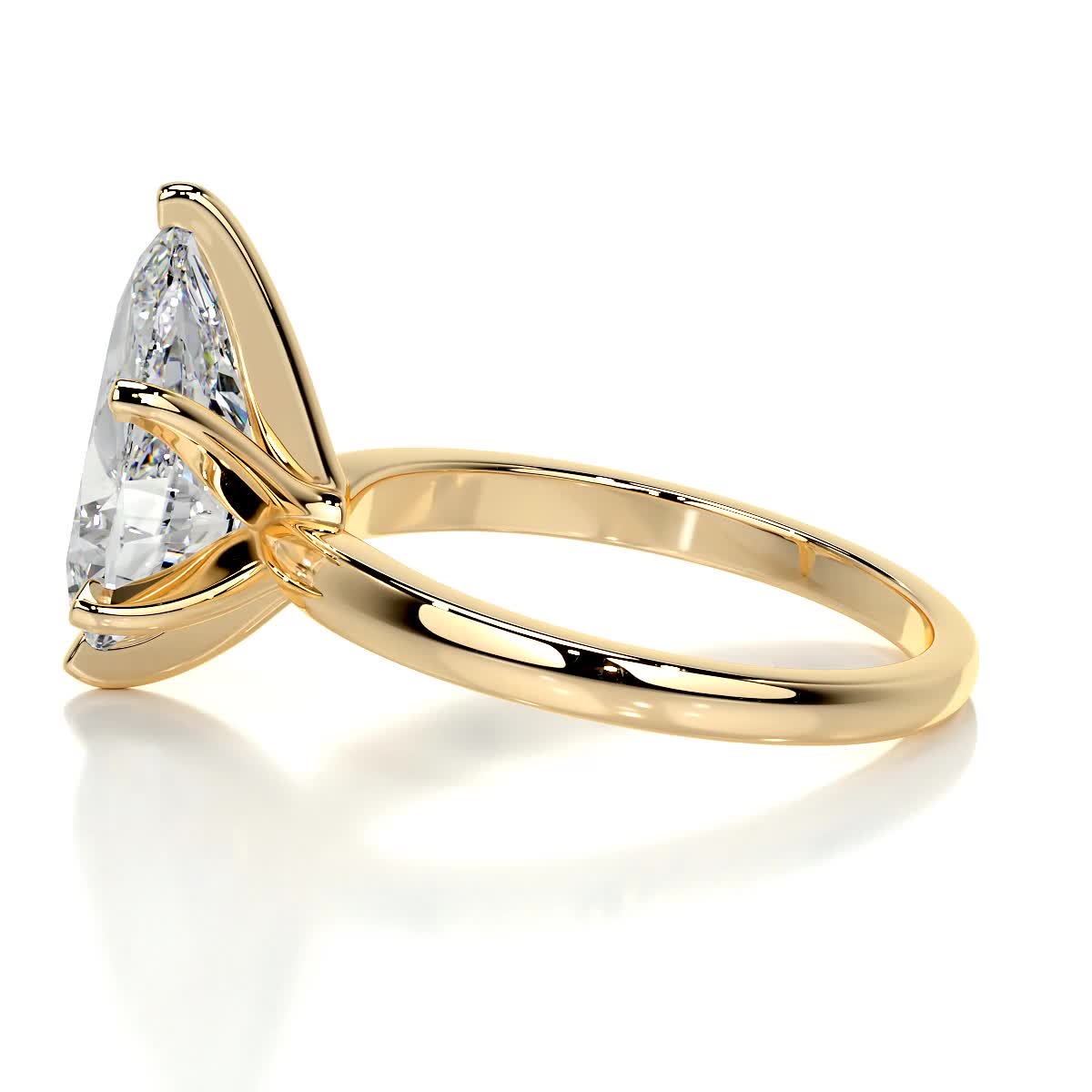 Adaline Diamond Engagement Ring -18K Yellow Gold、mySite、hinf8tx79