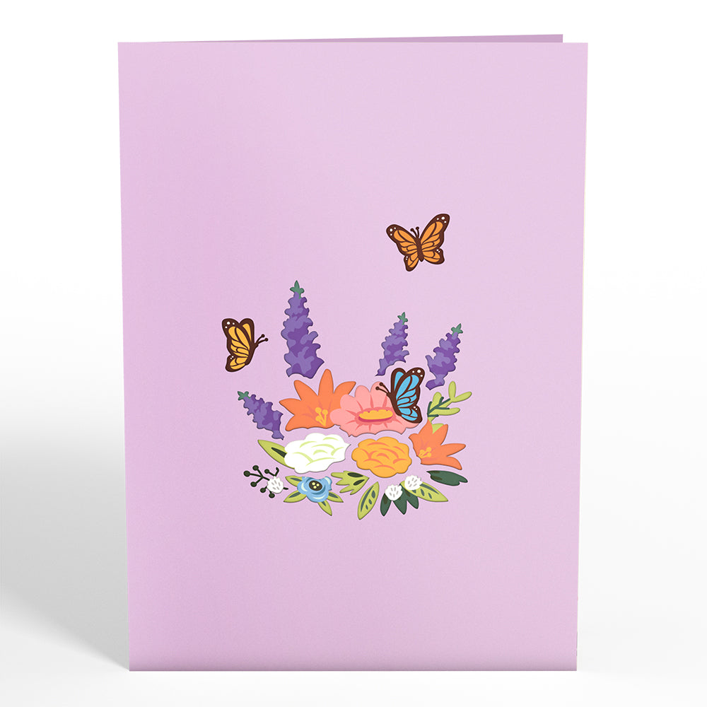 Flower Basket Pop-Up Card、mySite、solidvoid