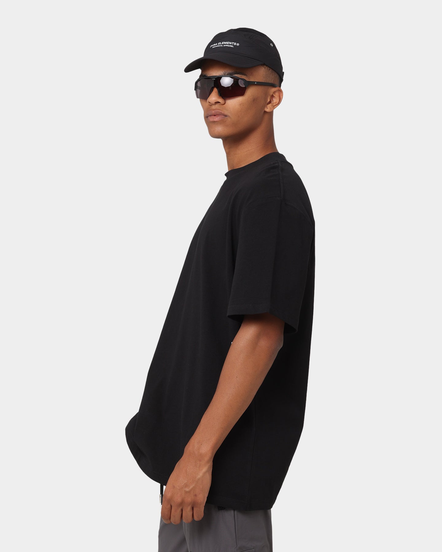 PYRA Micro Logo T-Shirt Black/White、mySite、zt4zffjzw