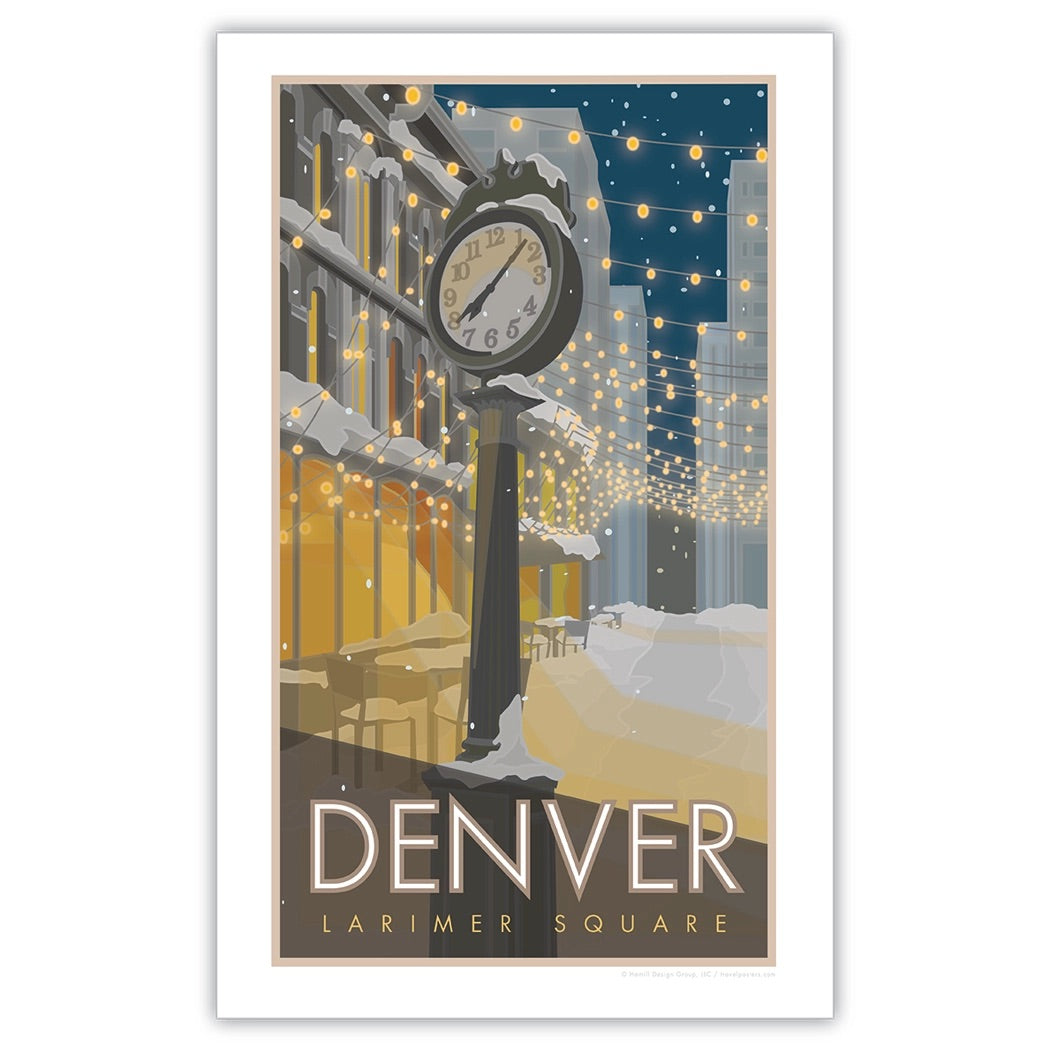 Denver, Larimer Square, Colorado - Poster、mySite、g9winljtr