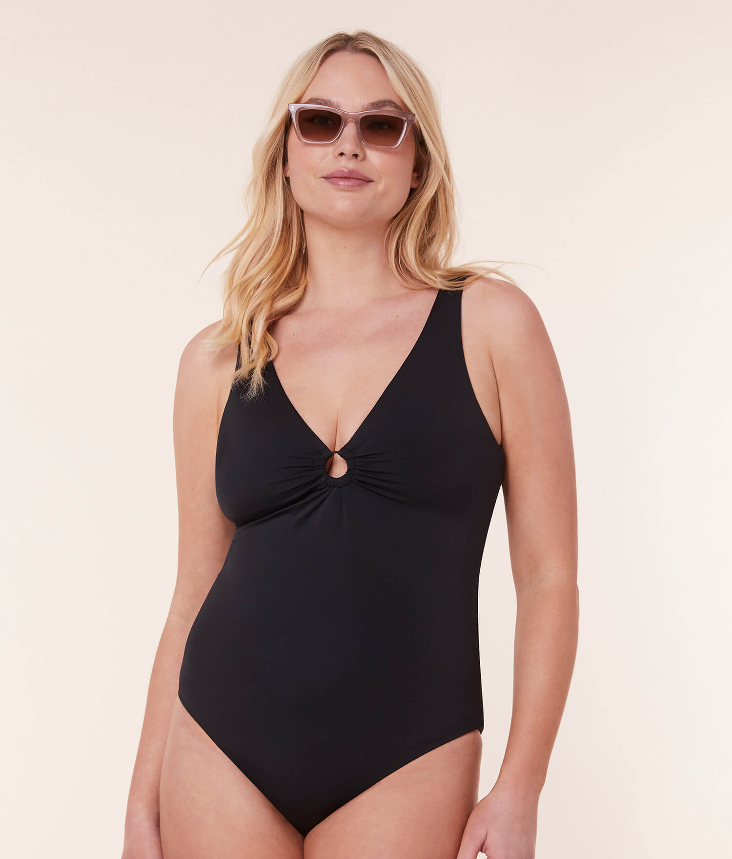  The Bonita One Piece - Eco Nylon - Black - Long Torso、mySite、ashleygrahame