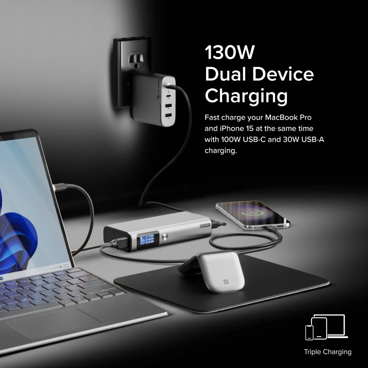 Ruck 20,000mAh Power Bank with 130W USB Charging、mySite、fannypackpong