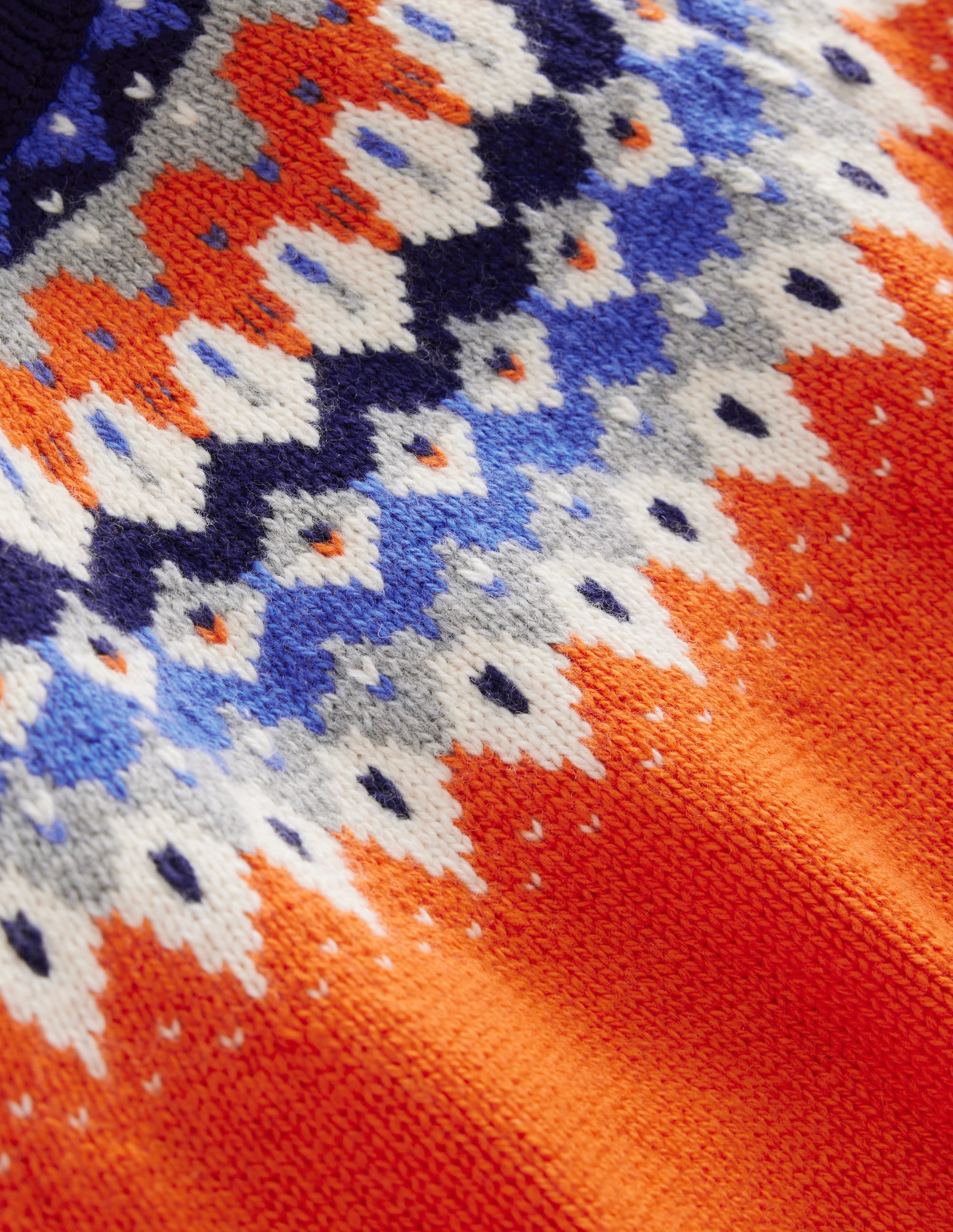  Fair Isle Sweater-Terracotta Orange、mySite、ashleygrahame