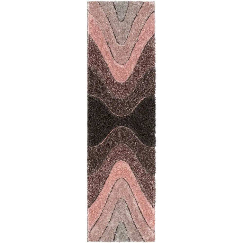 Luz Modern Geometric Blush 3D Textured Thick & Soft Shag Rug、mySite、gigharbornorthrealestate