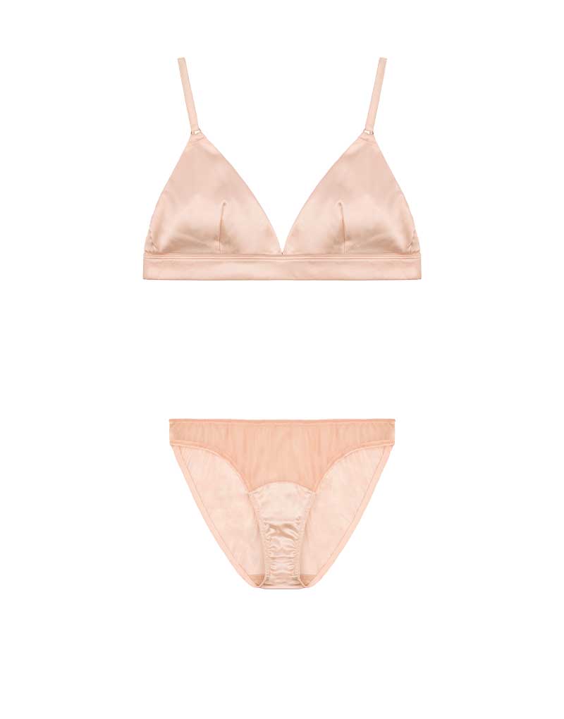  Fleur du Jour Blush Triangle Bra & Brief、mySite、justintrudeaud
