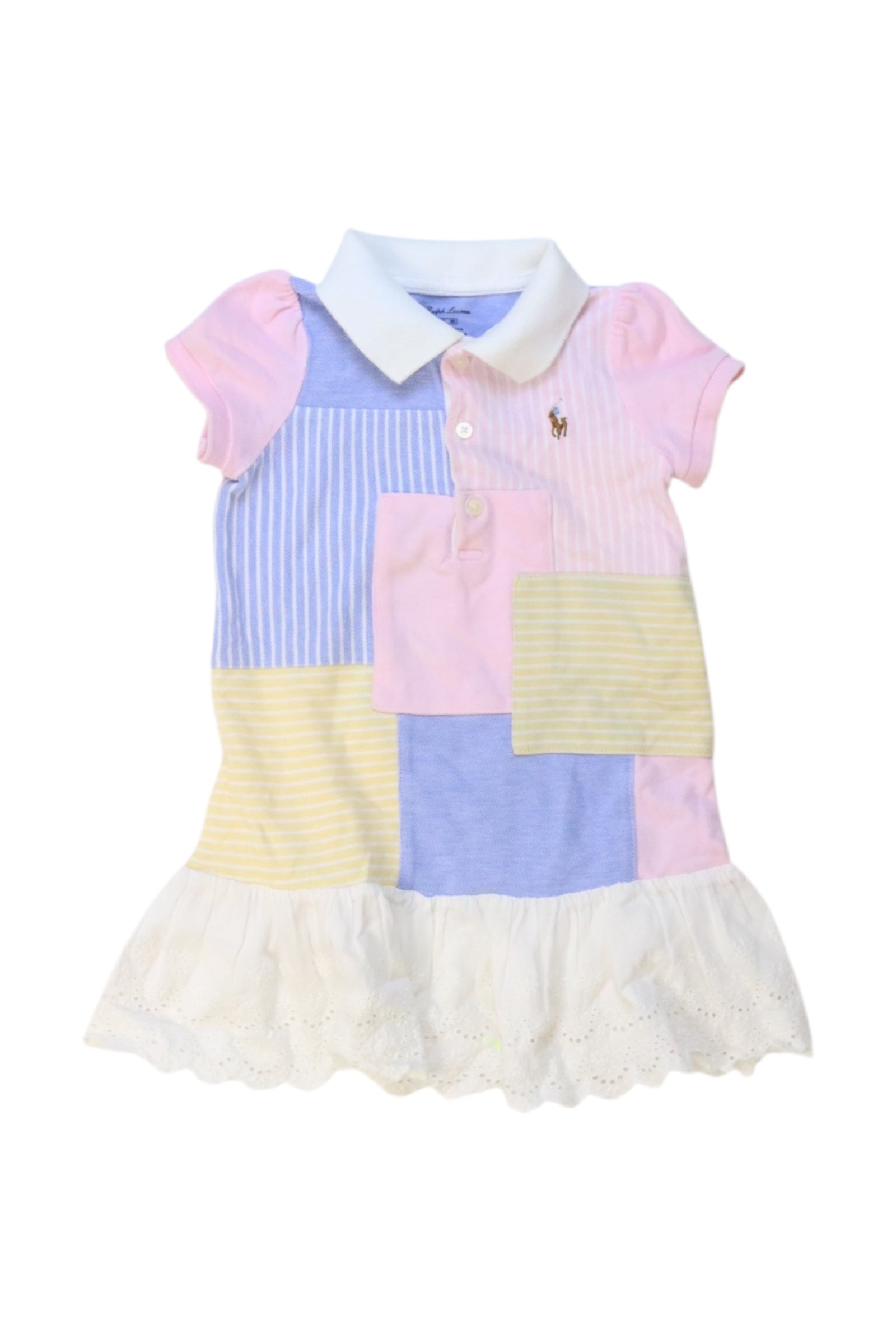 Ralph Lauren Patchwork Polo Dress 6-12M、mySite、g9winljtr