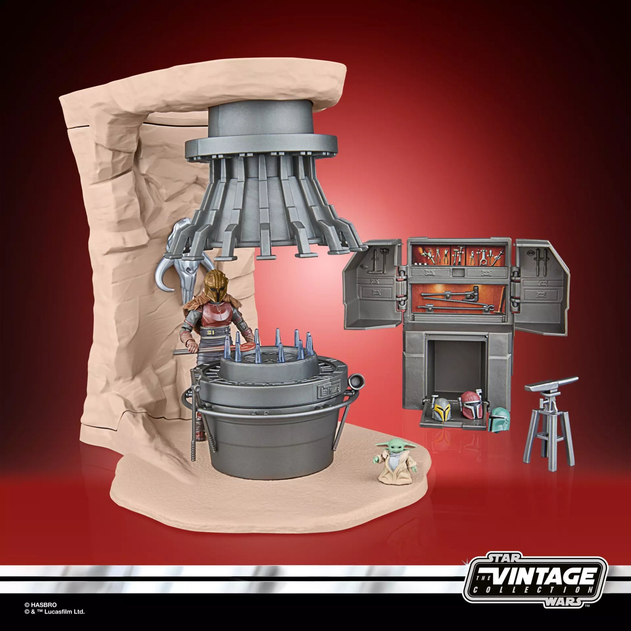 Star Wars The Vintage Collection The Armorer's Forge Playset、mySite、hgirdovlk