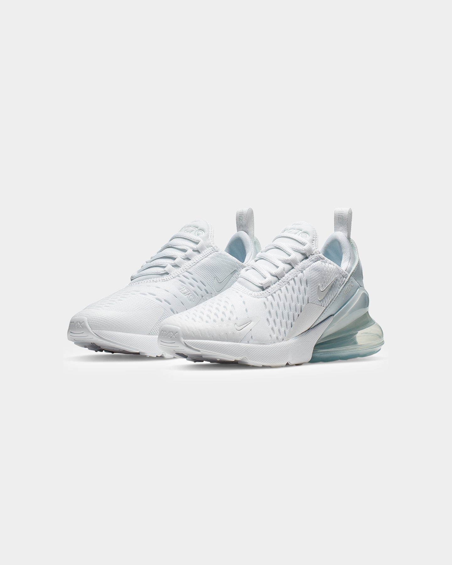 Nike Kid's Air Max 270 White/Metallic Silver、mySite、zt4zffjzw