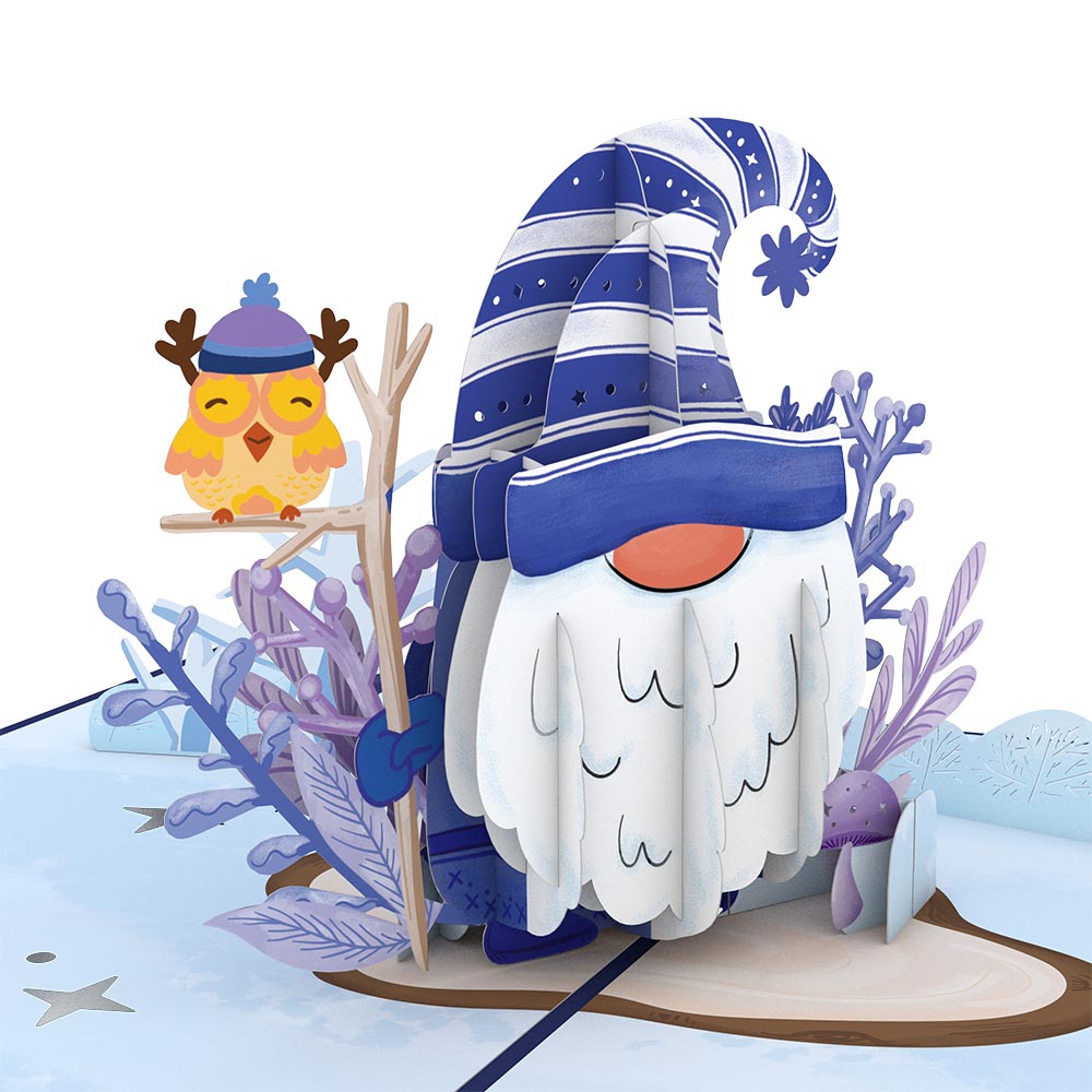 Happy Holidays Gnome Pop-Up Card、mySite、solidvoid